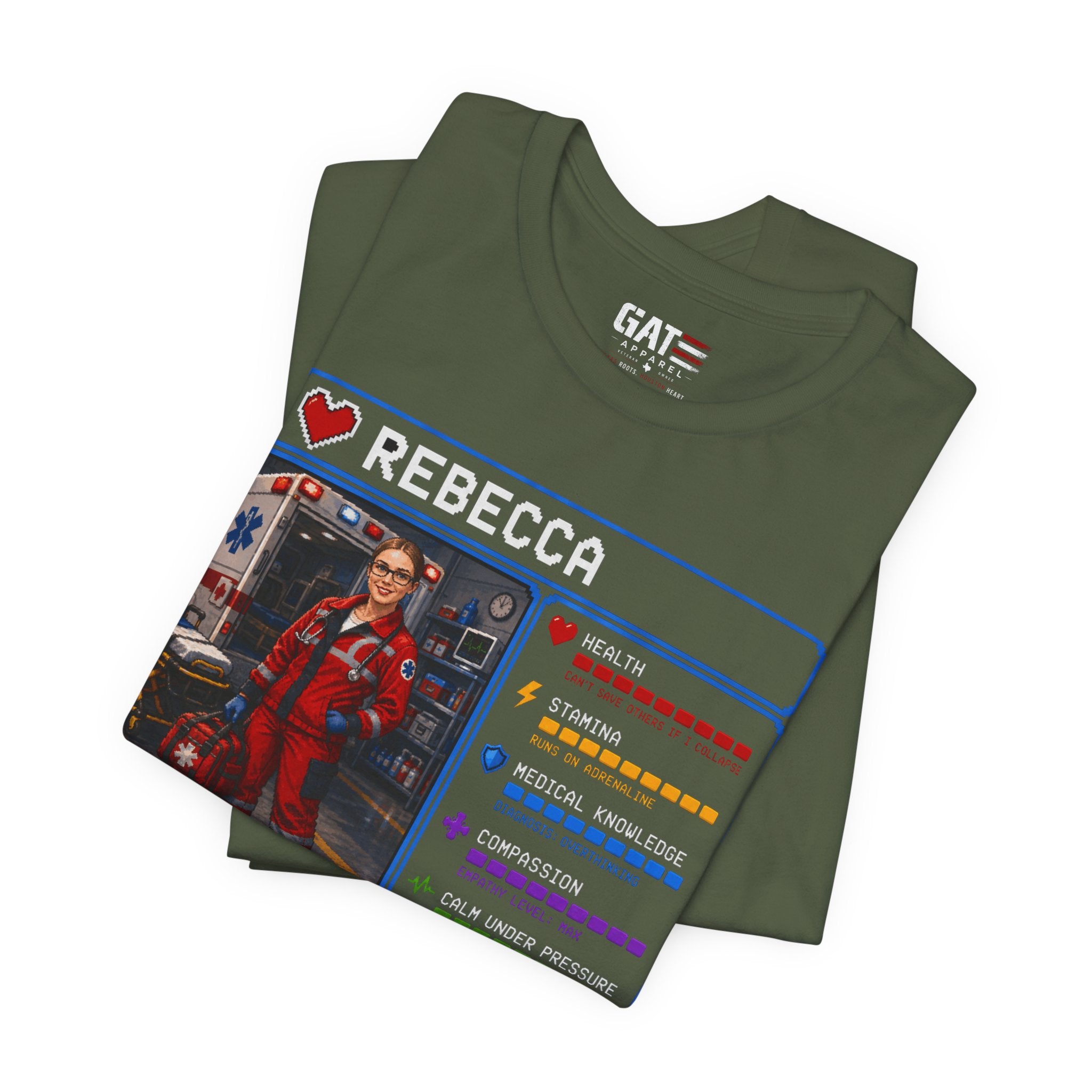 Custom Paramedic RPG Character Shirt | Personalized EMT Gift