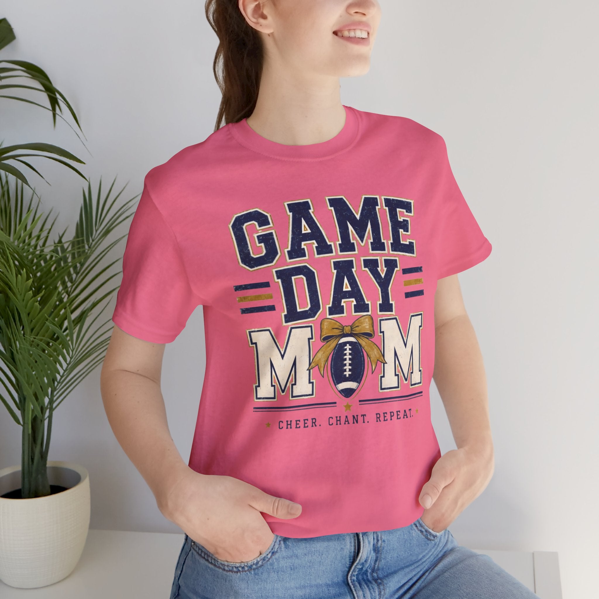 Game Day Mom T-Shirt — Football Cheer & Mom Tee ("Game Day Mom" design)