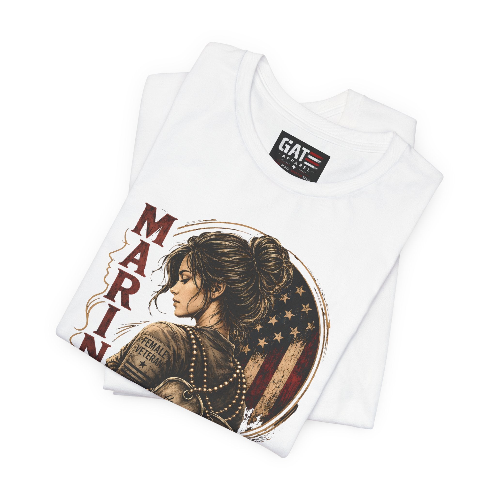 Female Marine Veteran Shirt Women Veteran Tee, Female Veteran Gift, Patriotic Military Shirt Women