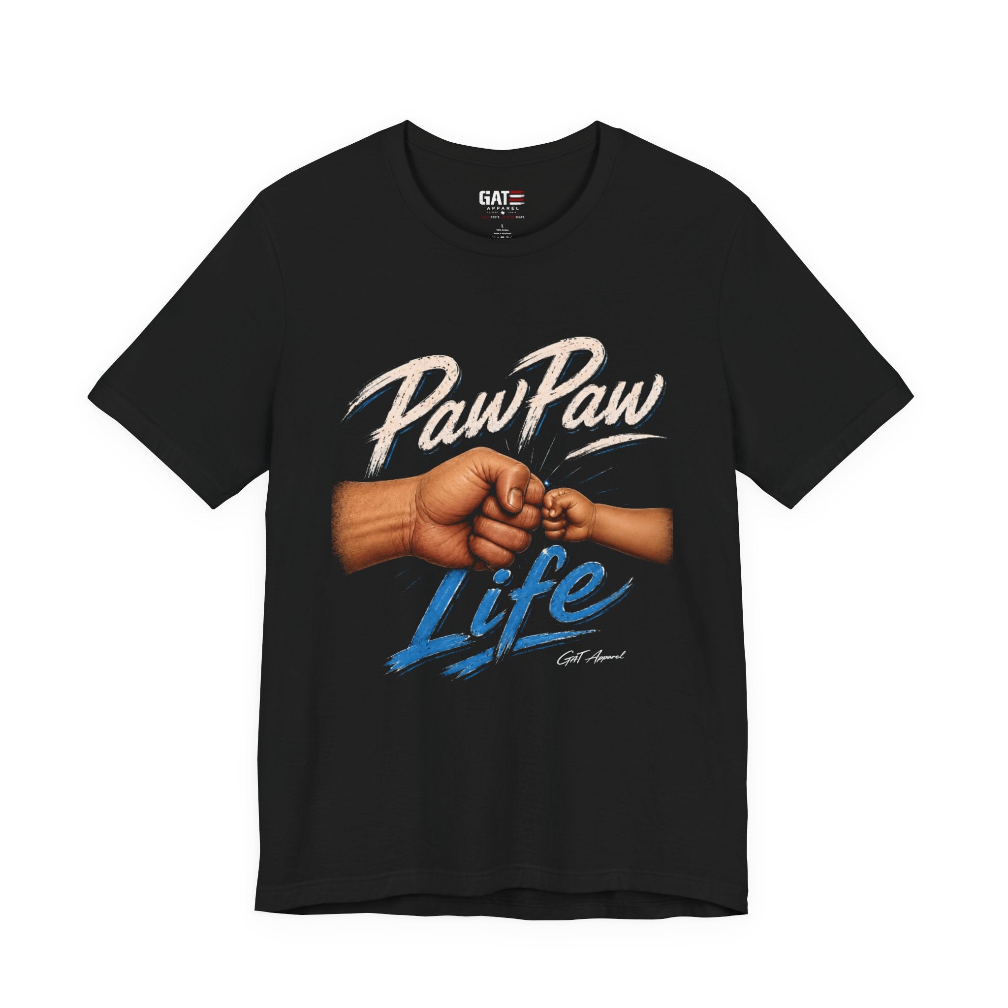 PawPaw Life Tee Style 3 | Grandpa Fist Bump Grandfather Shirt