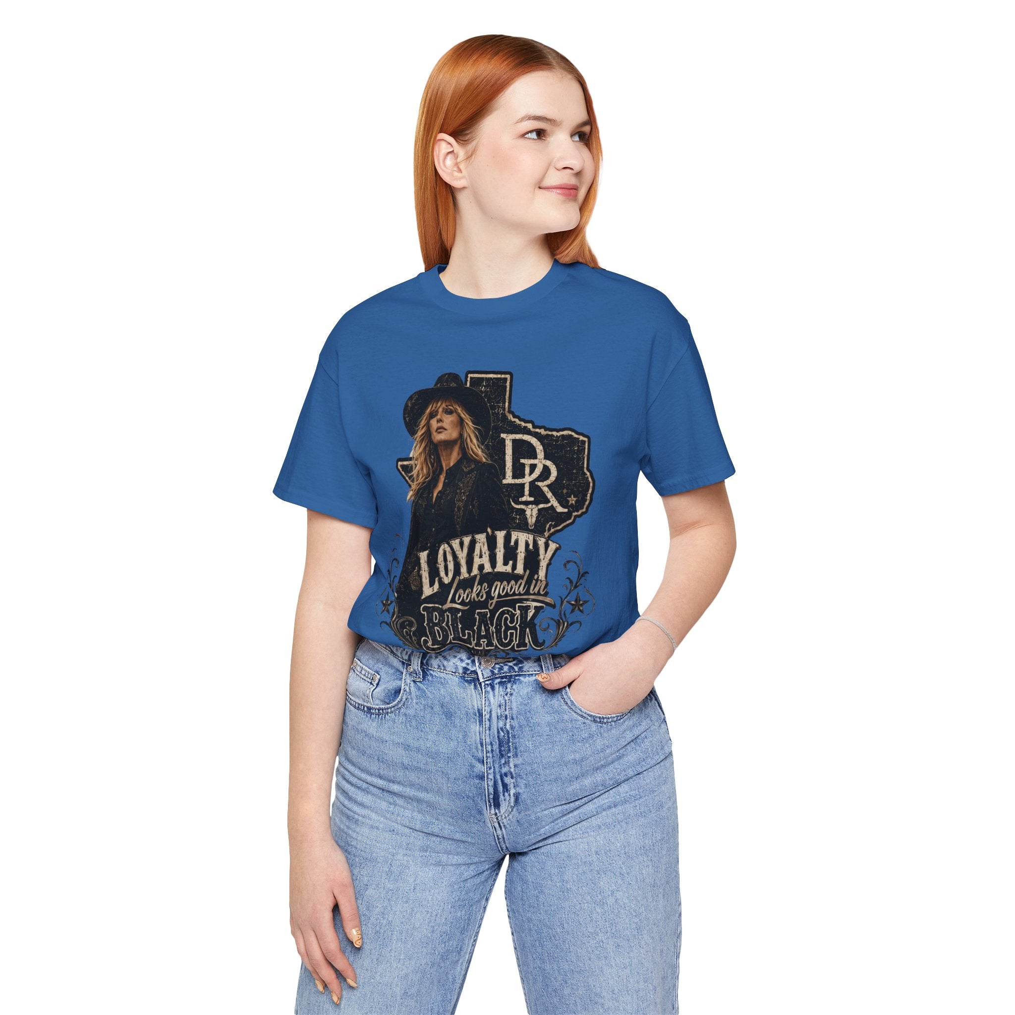 Beth Dutton|Loyalty Looks Good in Black Tee — Texas Country Music Graphic T-Shirt