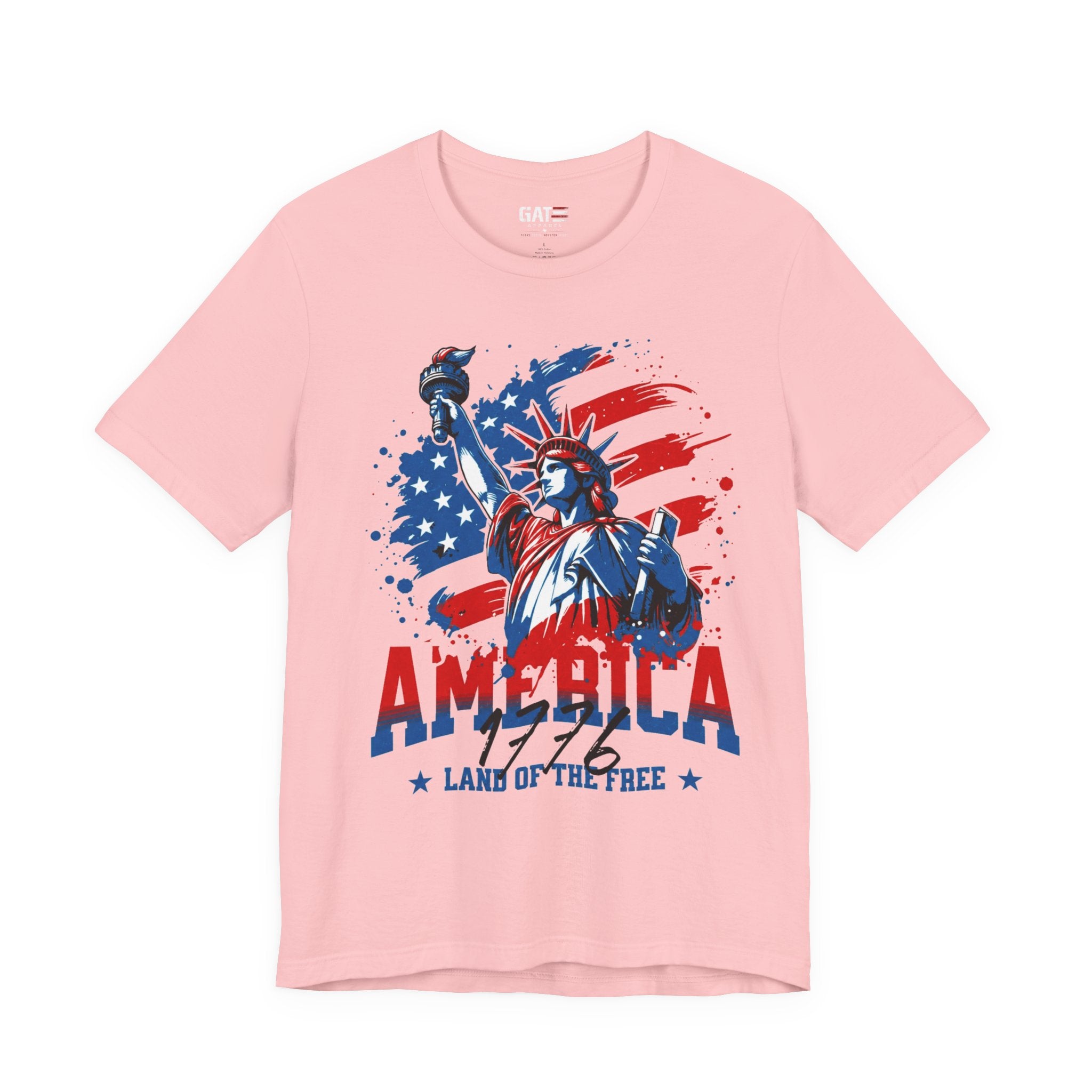 America Statue of Liberty T-Shirt – Land of the Free Patriotic Tee