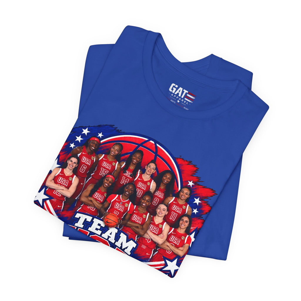 Team USA Women's Basketball Shirt | FIBA Tee 2026 Design 2