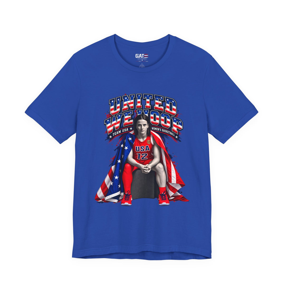 Caitlin Clark Team USA Shirt | WNBA Tee Style 2