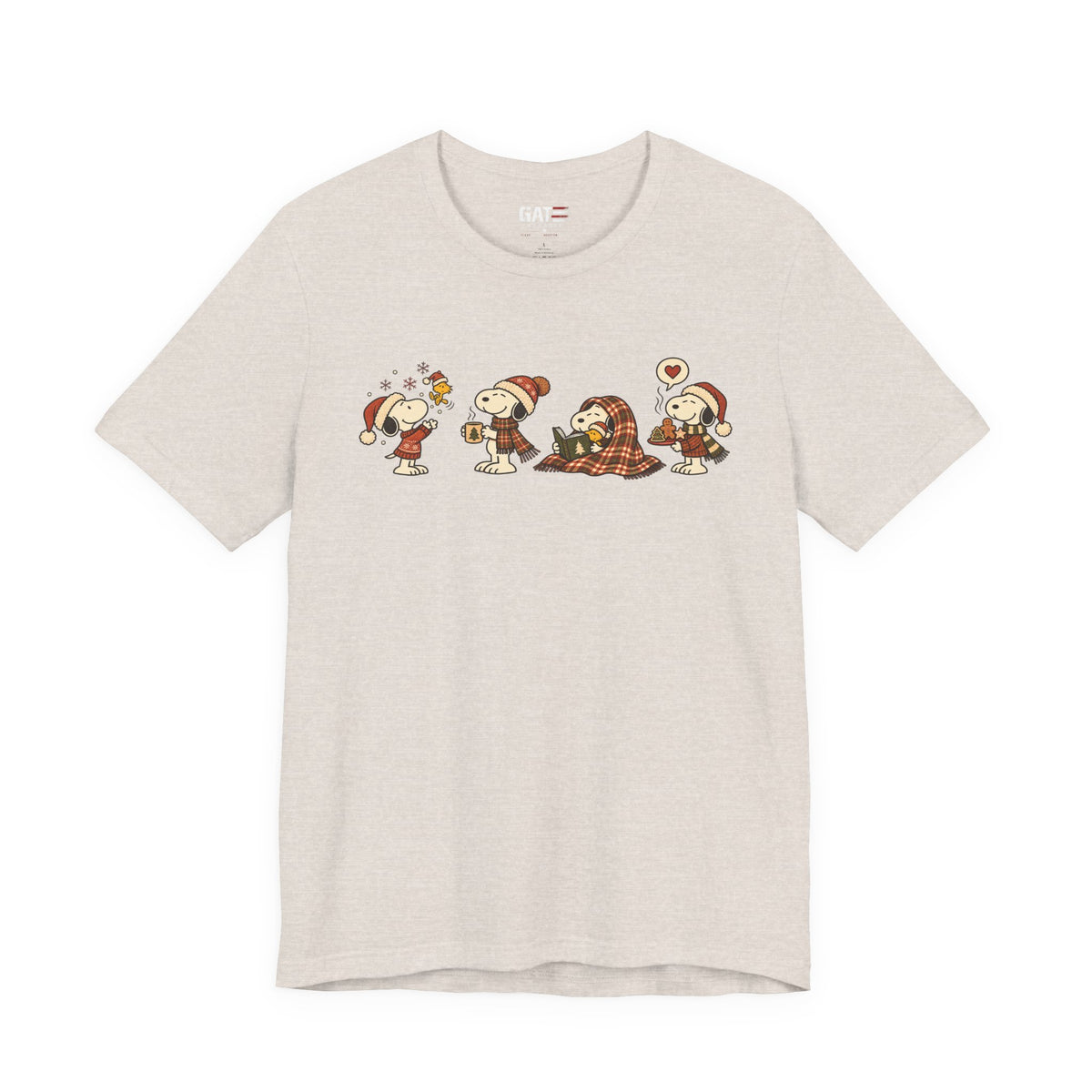 Cozy Christmas Snoopy Shirt - product mockup view 2