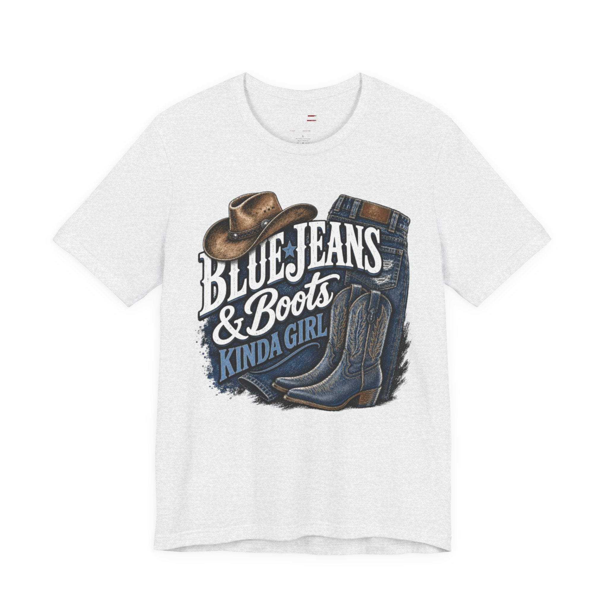 Blue Jeans & Boots Kinda Girl Country Cowgirl T‑Shirt