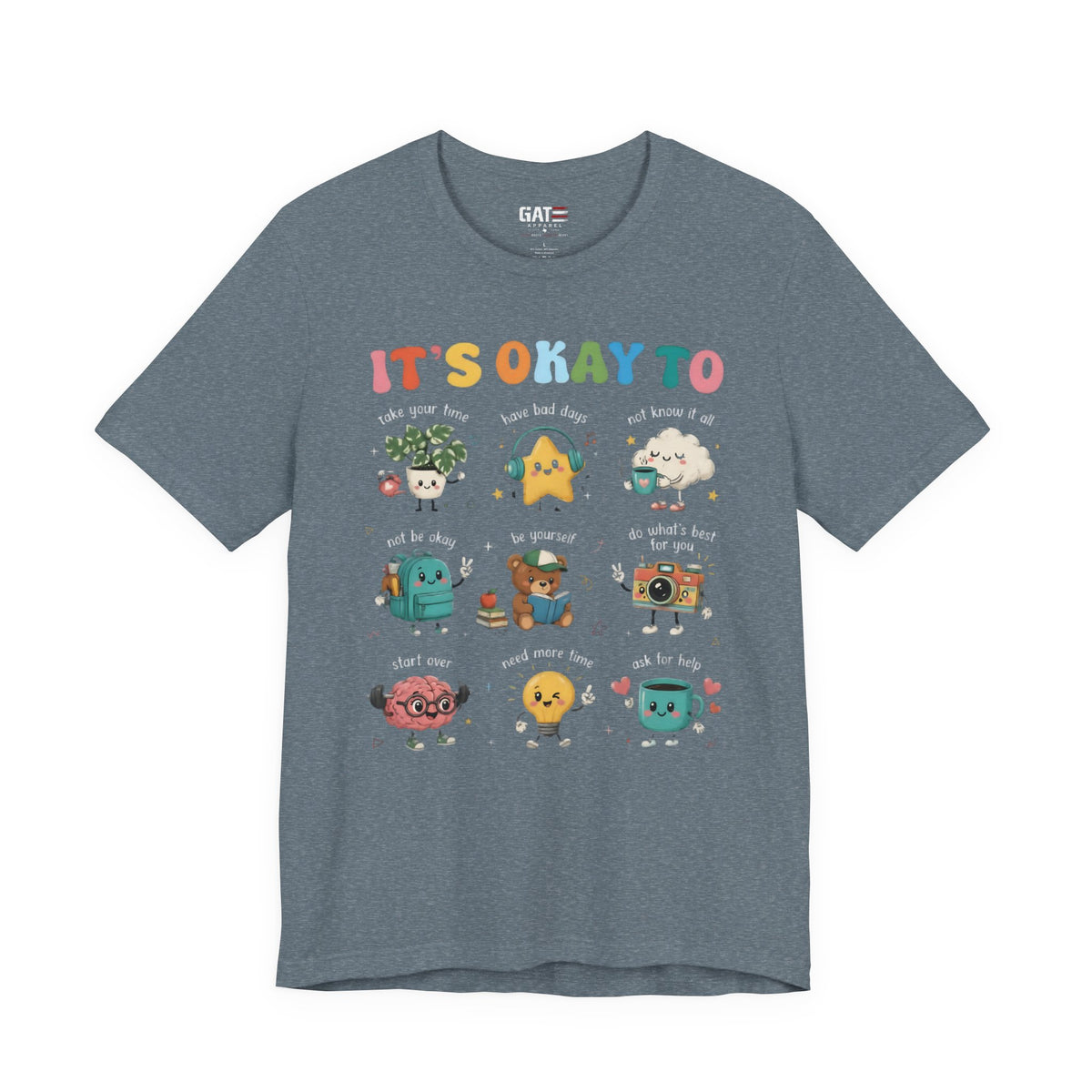 It's Okay To Mental Health Shirt | Awareness Graphic Tee