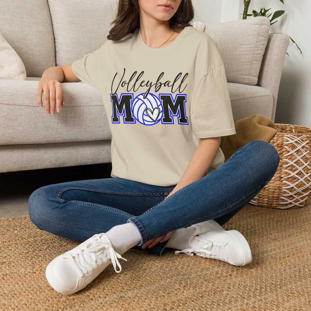 Volleyball Mom T‑Shirt – Custom Name