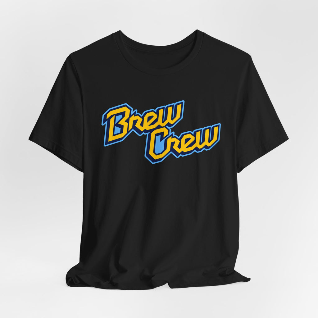 Milwaukee Brewers Brew Crew blue and gold lettering T-shirt - alternate product photo 8