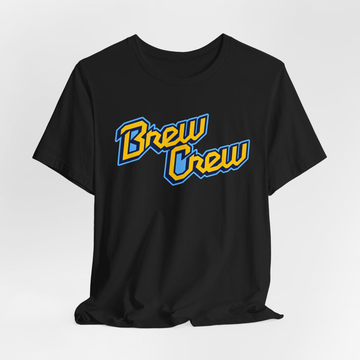 Milwaukee Brewers Brew Crew blue and gold lettering T-shirt - alternate product photo 8