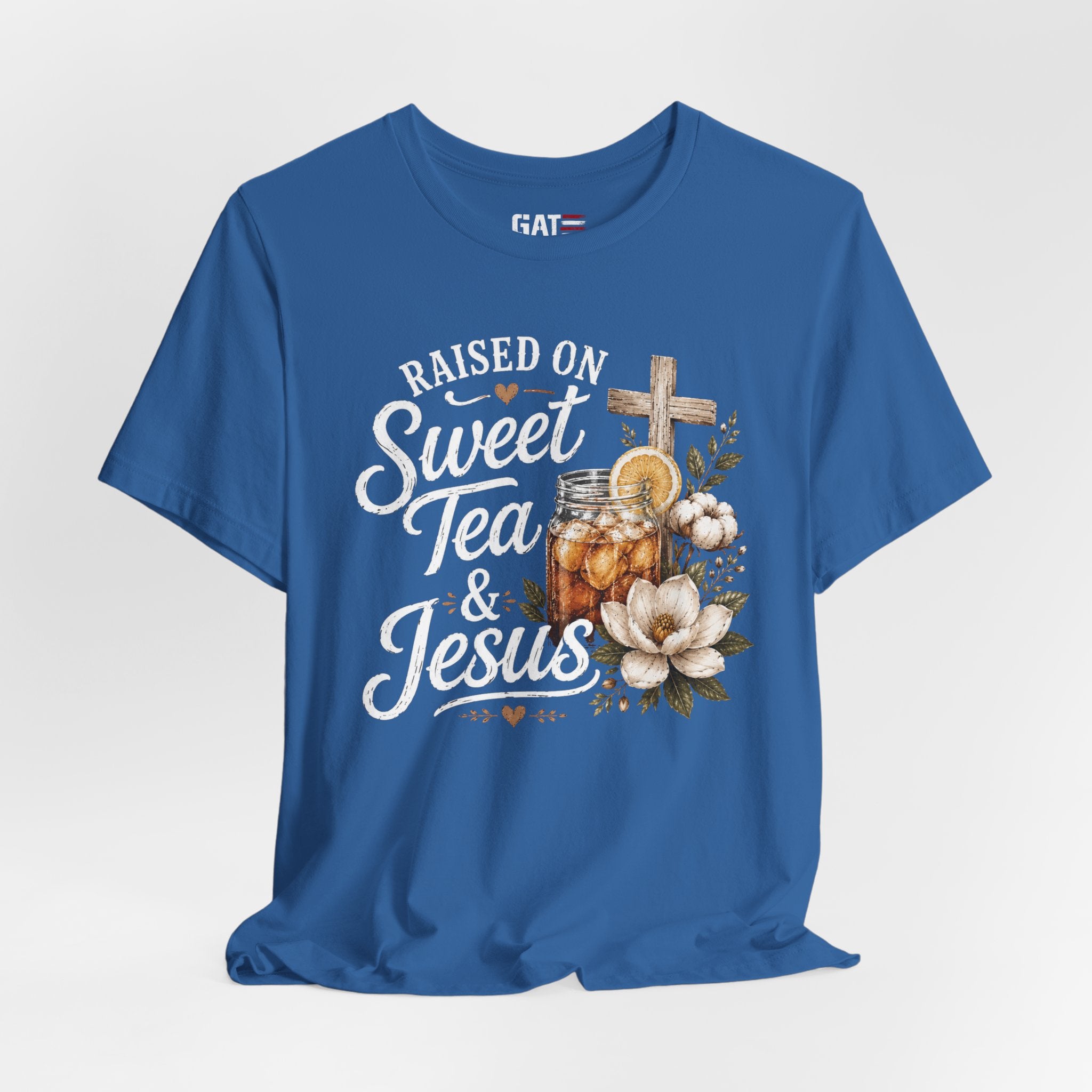 Southern Christian Shirt, Faith Graphic Tee, Sweet Tea Lover Shirt, Country Living Tee, Rustic Farmhouse Gift, Southern Mom Tee