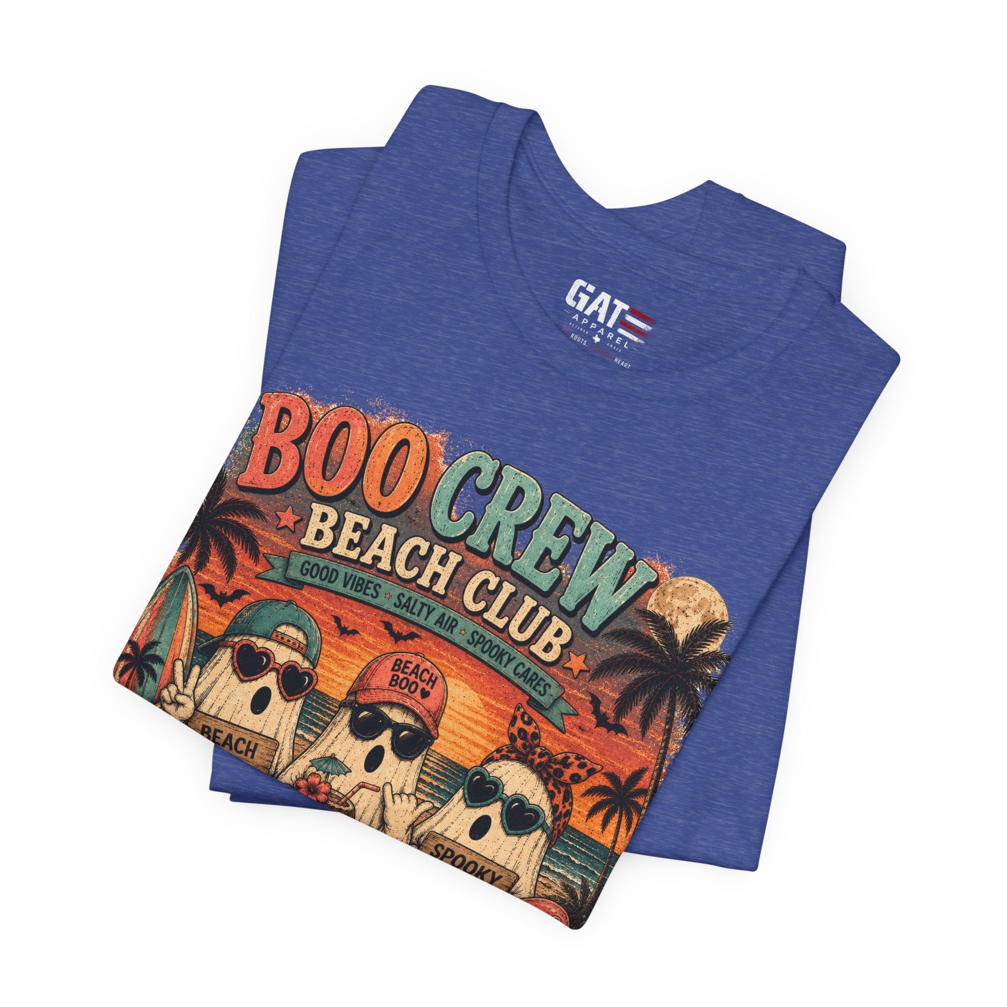 Summerween Shirt, Spooky Beach Shirt, Ghost Beach Tee, Halloween Beach Shirt, Coastal Halloween Tee, Tropical Ghost Shirt