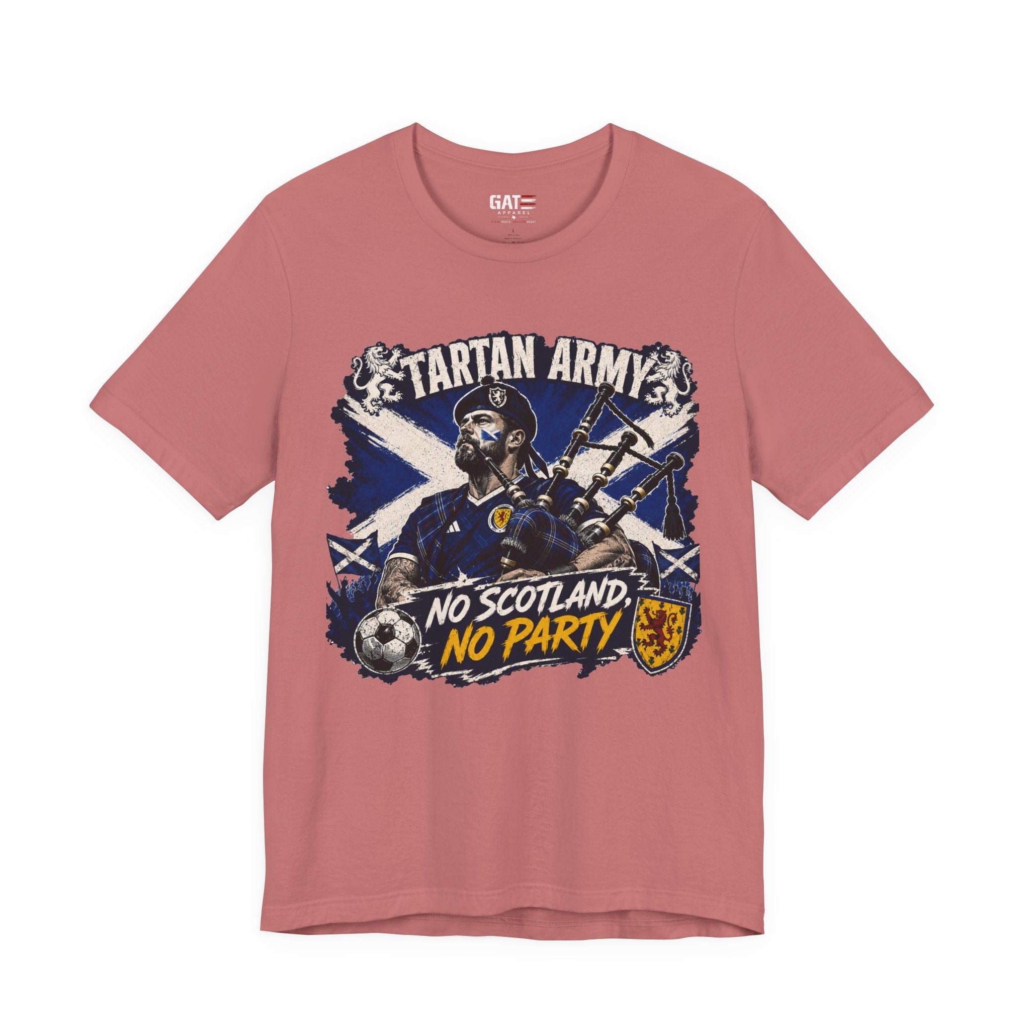 Scotland World Cup Soccer Shirt, Tartan Army Fan Tee, No Scotland No Party Shirt, Scottish Football Supporter Gift