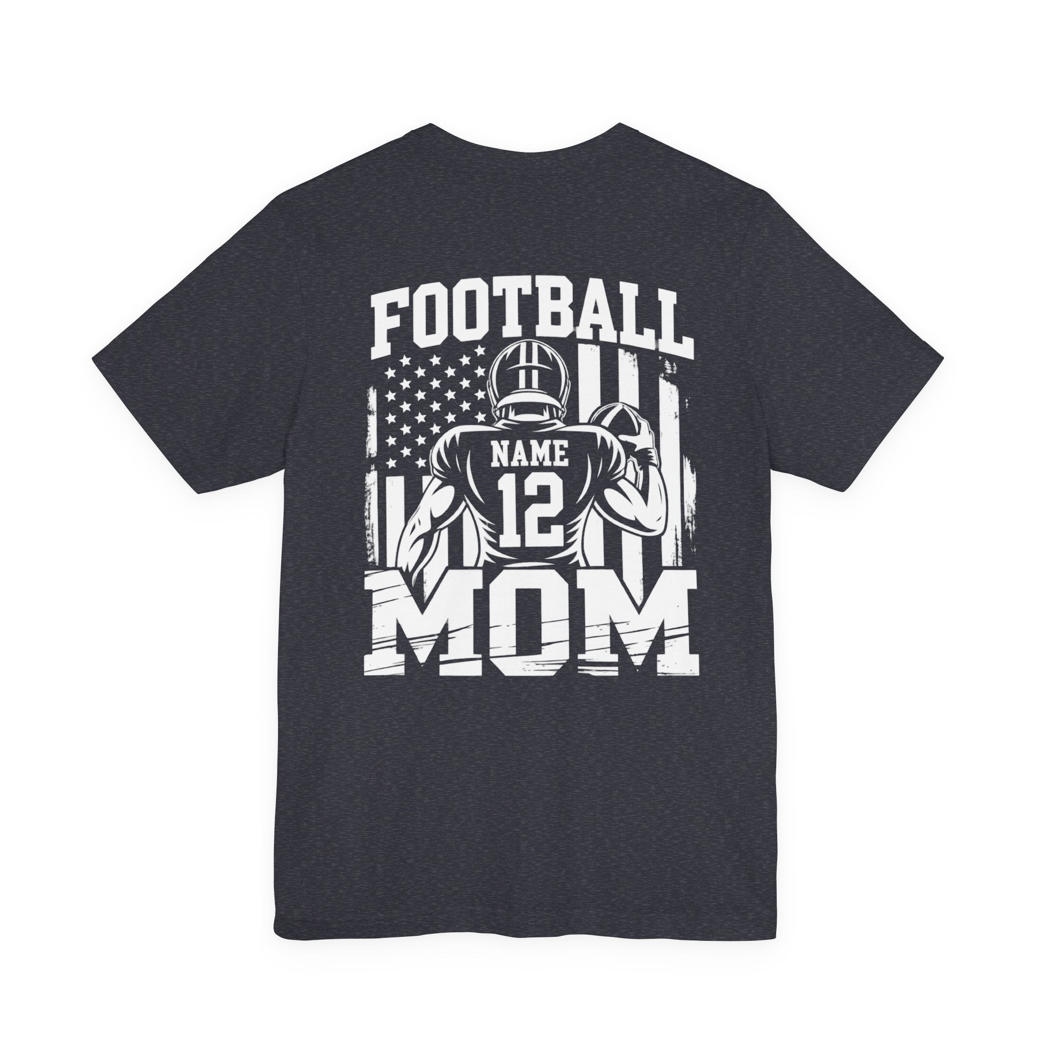 Football Mom Personalized Shirt Custom Player Name Number Game Day Tee
