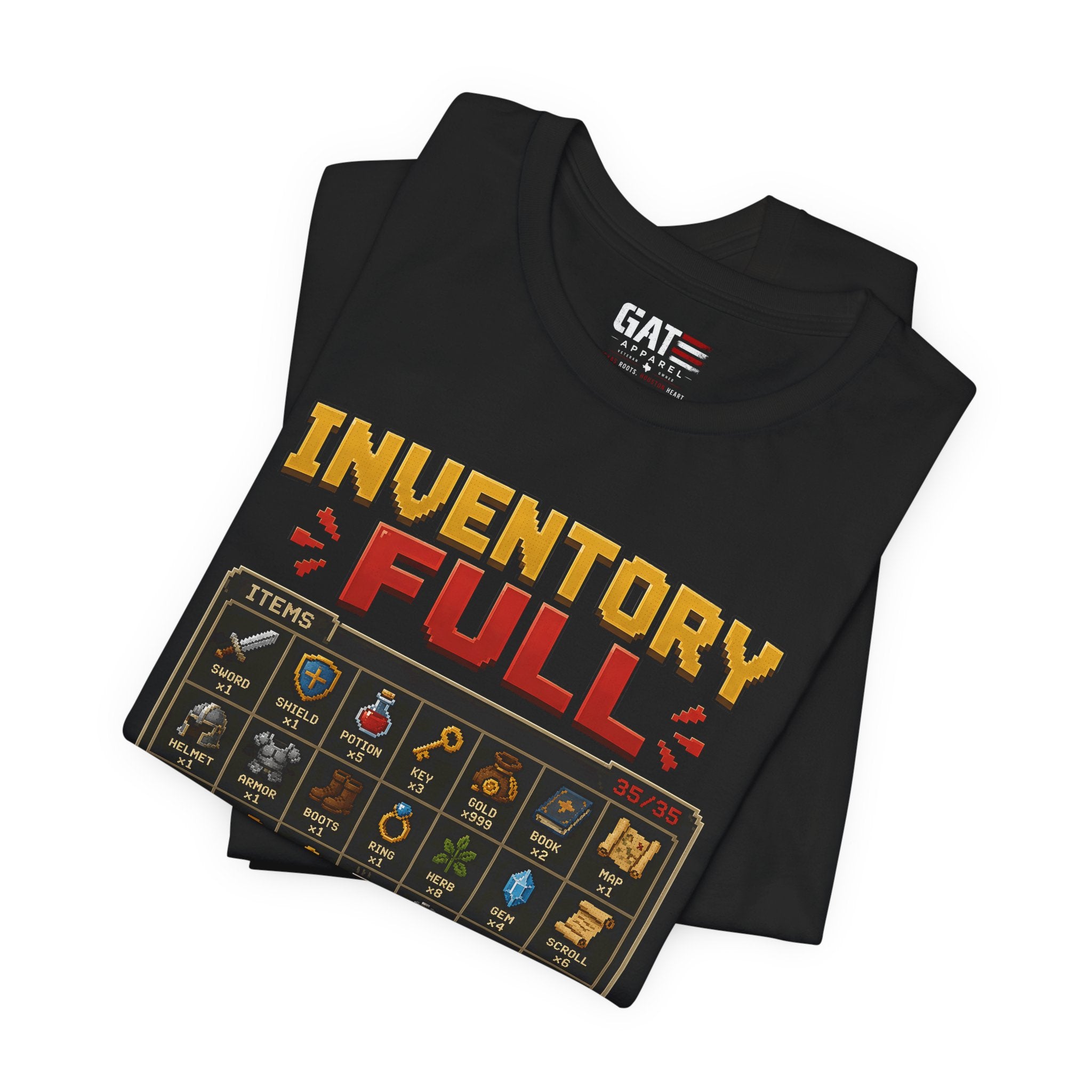 Inventory Full | Retro Gaming Shirt