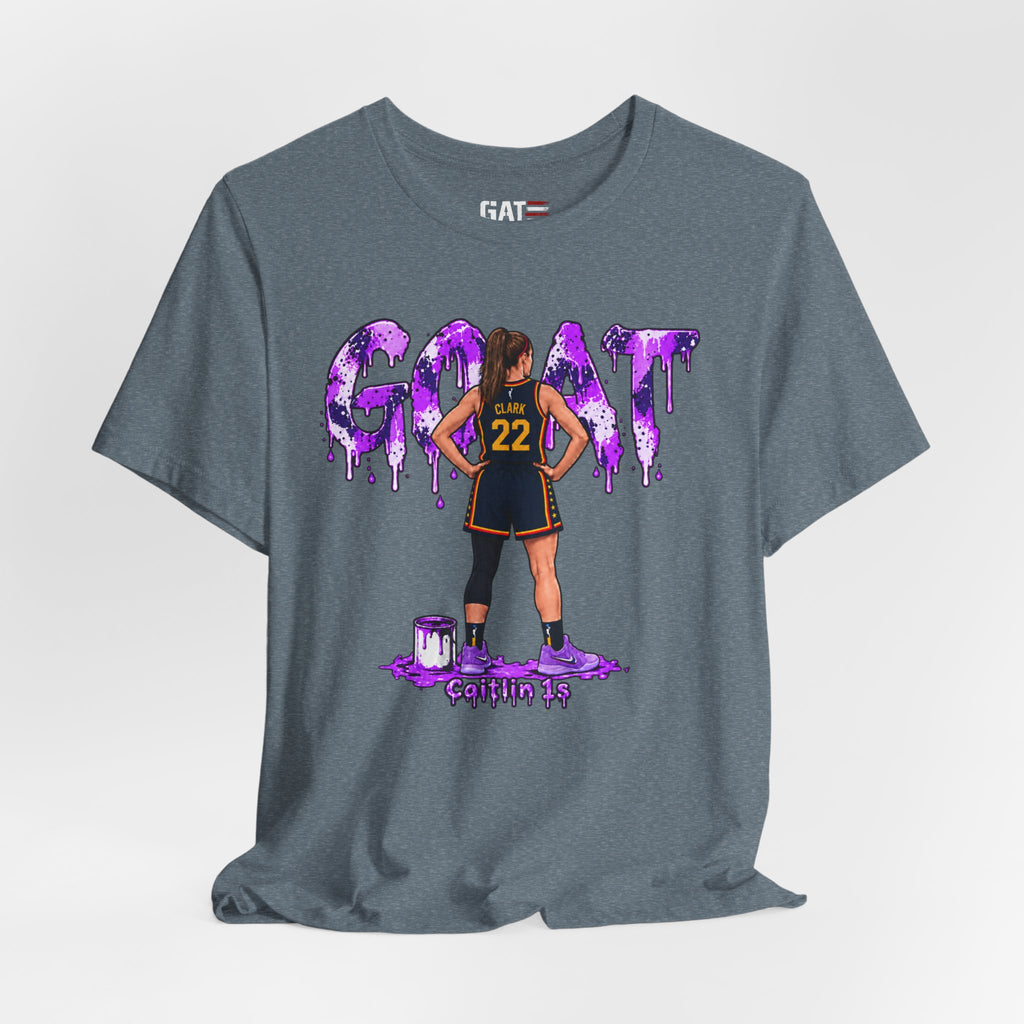 Caitlin Clark Caitlin 1s GOAT Purple Fade Sneaker Shirt