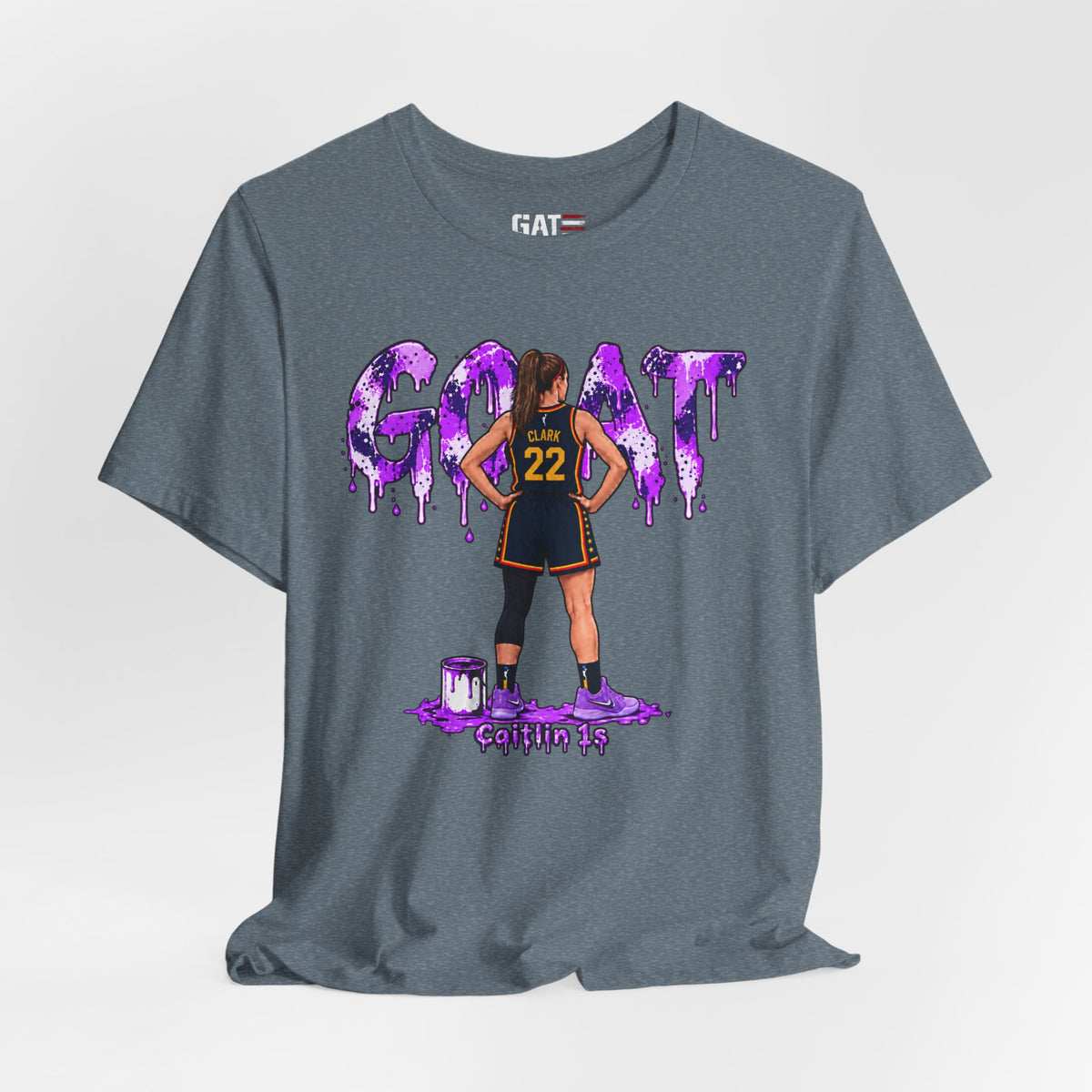 Caitlin Clark Caitlin 1s GOAT Purple Fade Sneaker Shirt