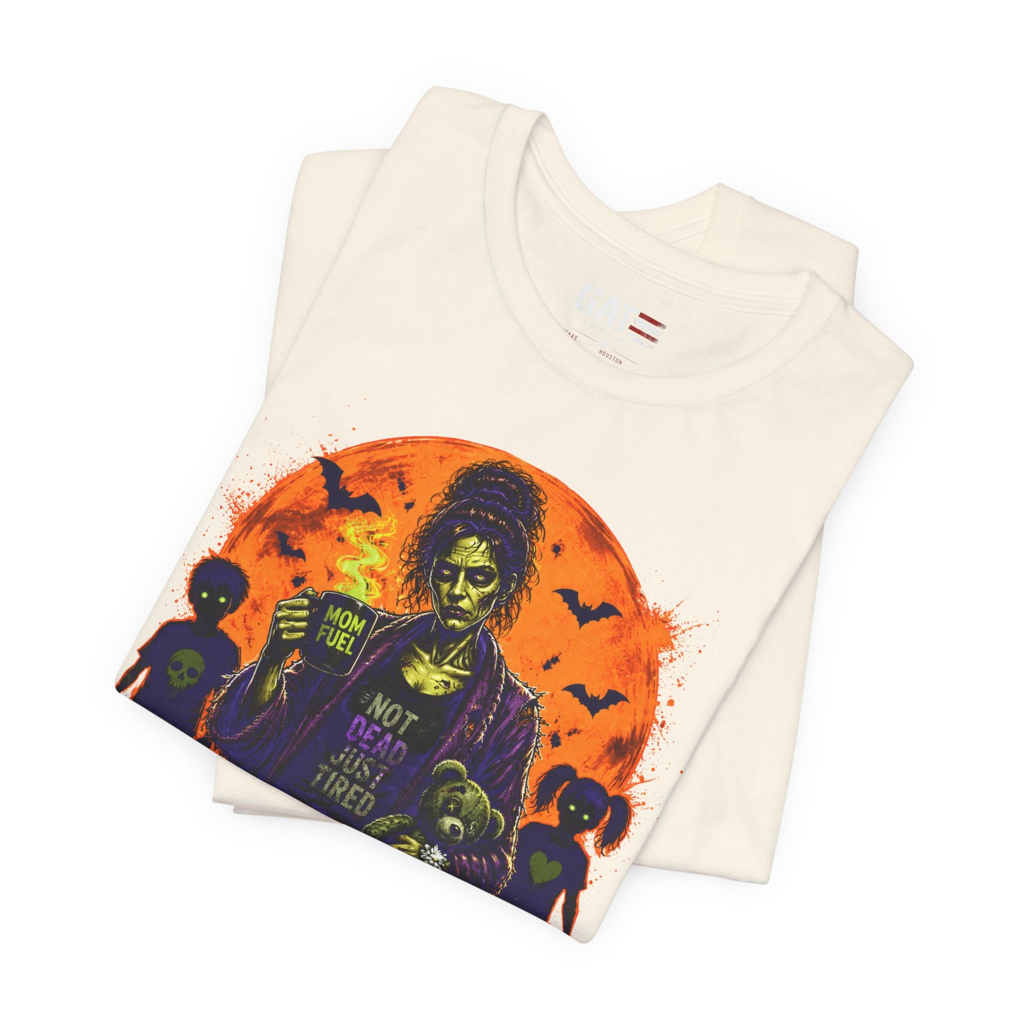 Mombie Halloween T-Shirt — 'Not Dead Just Tired' Mom Zombie Tee