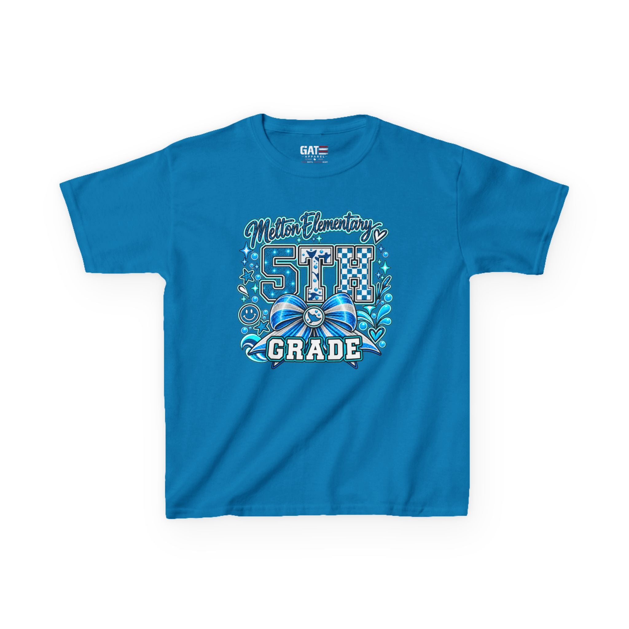 Melton 5th Grade Kids T‑Shirt — Ribbon Design