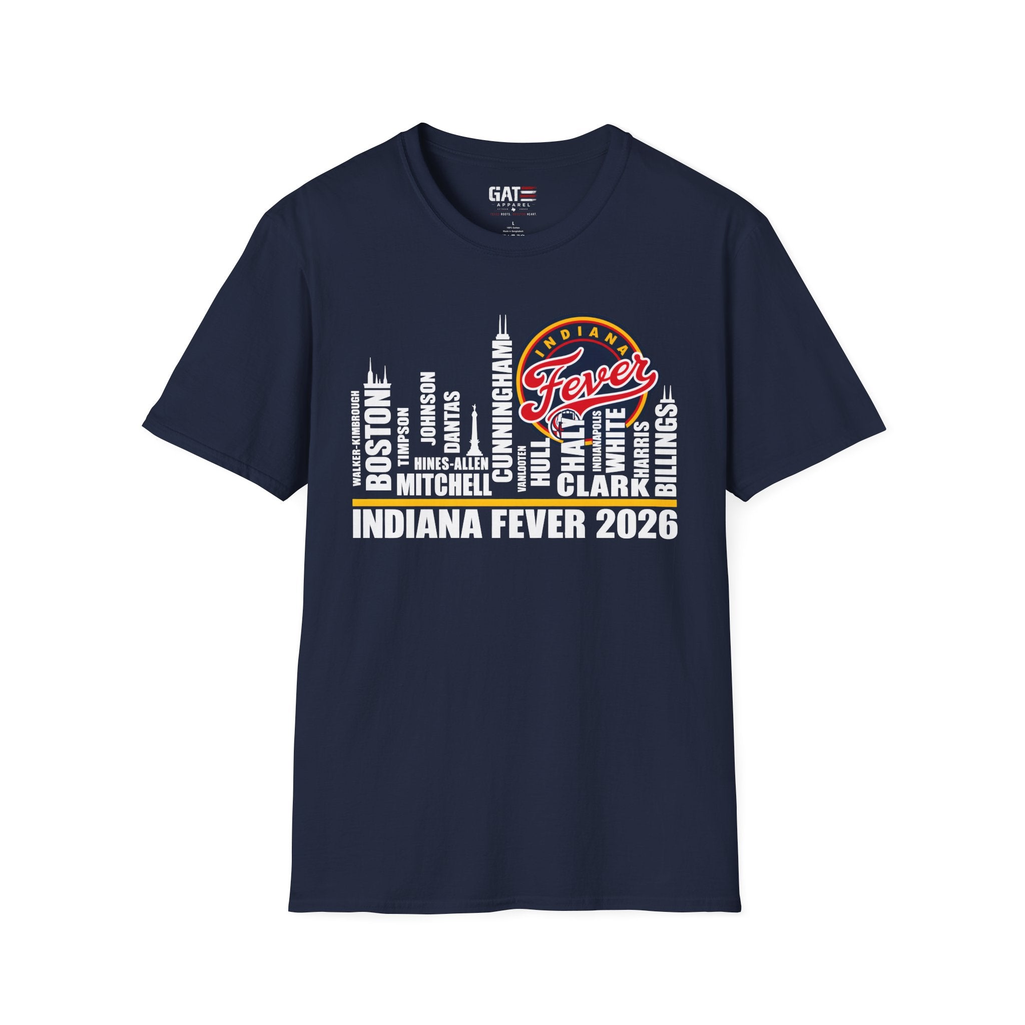 Indiana Fever Team Shirt Caitlin Clark Sophie Cunningham WNBA Basketball Tee