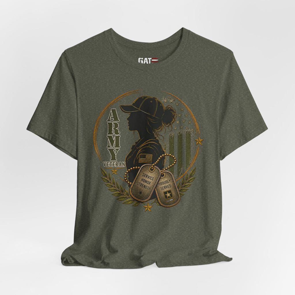 Female Vet Army Veteran Women’s Tee