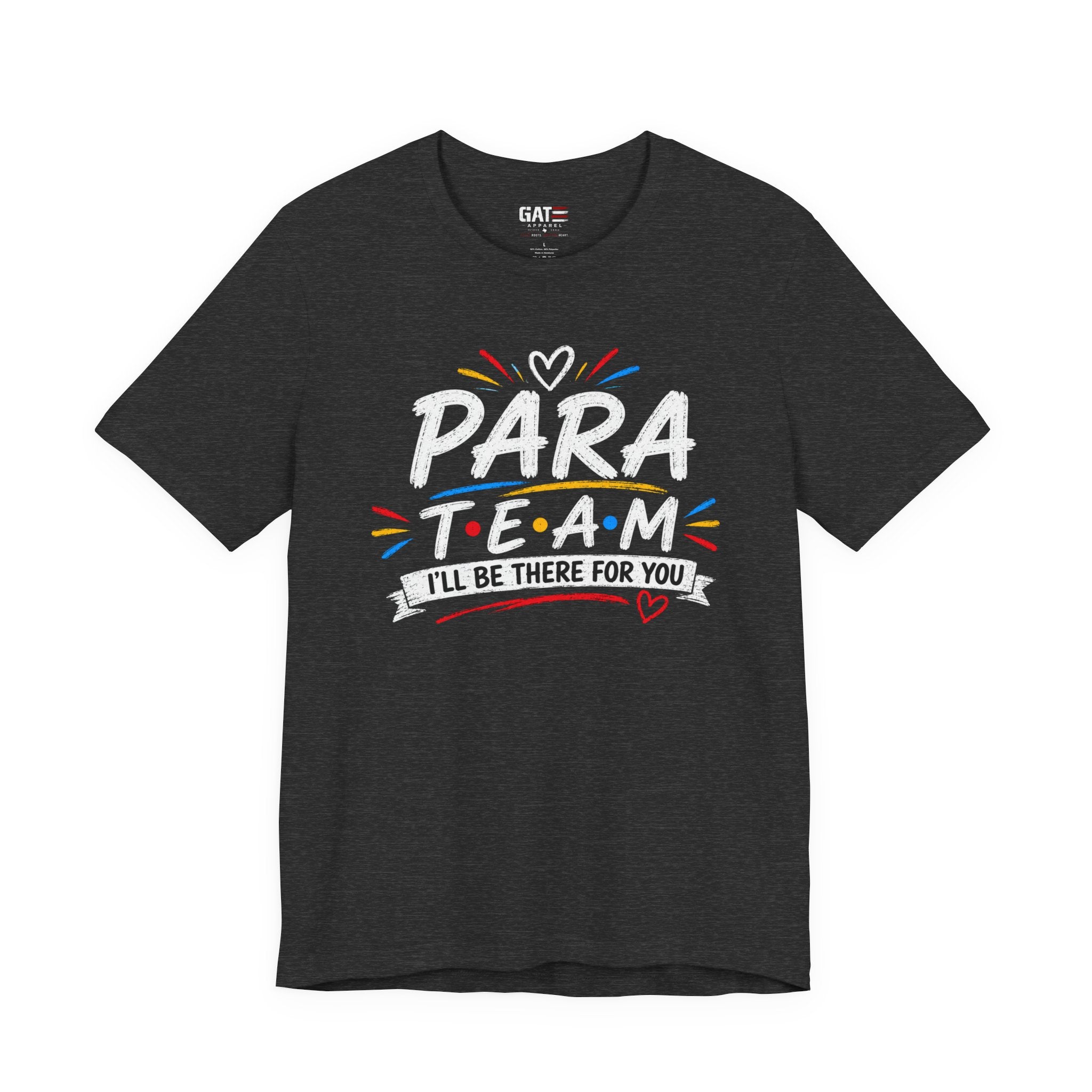 Para Team Tee, Teacher Squad Shirt, Paraprofessional Teacher Shirt, Grade Level Team Gift, School Staff Apparel, Friends Theme