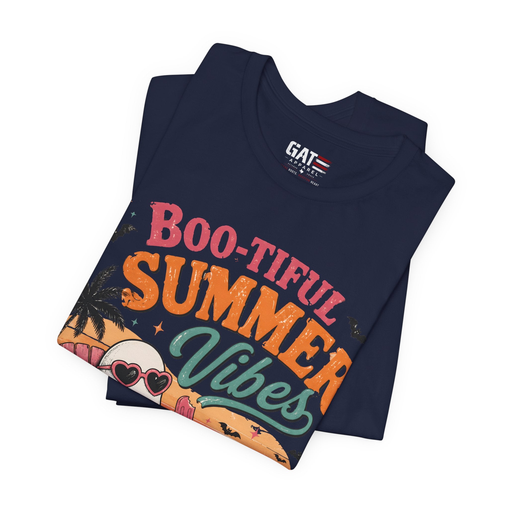 Summerween Shirt, Spooky Beach Shirt, Ghost Beach Tee, Halloween Beach Shirt, Coastal Halloween Tee, Tropical Ghost Shirt