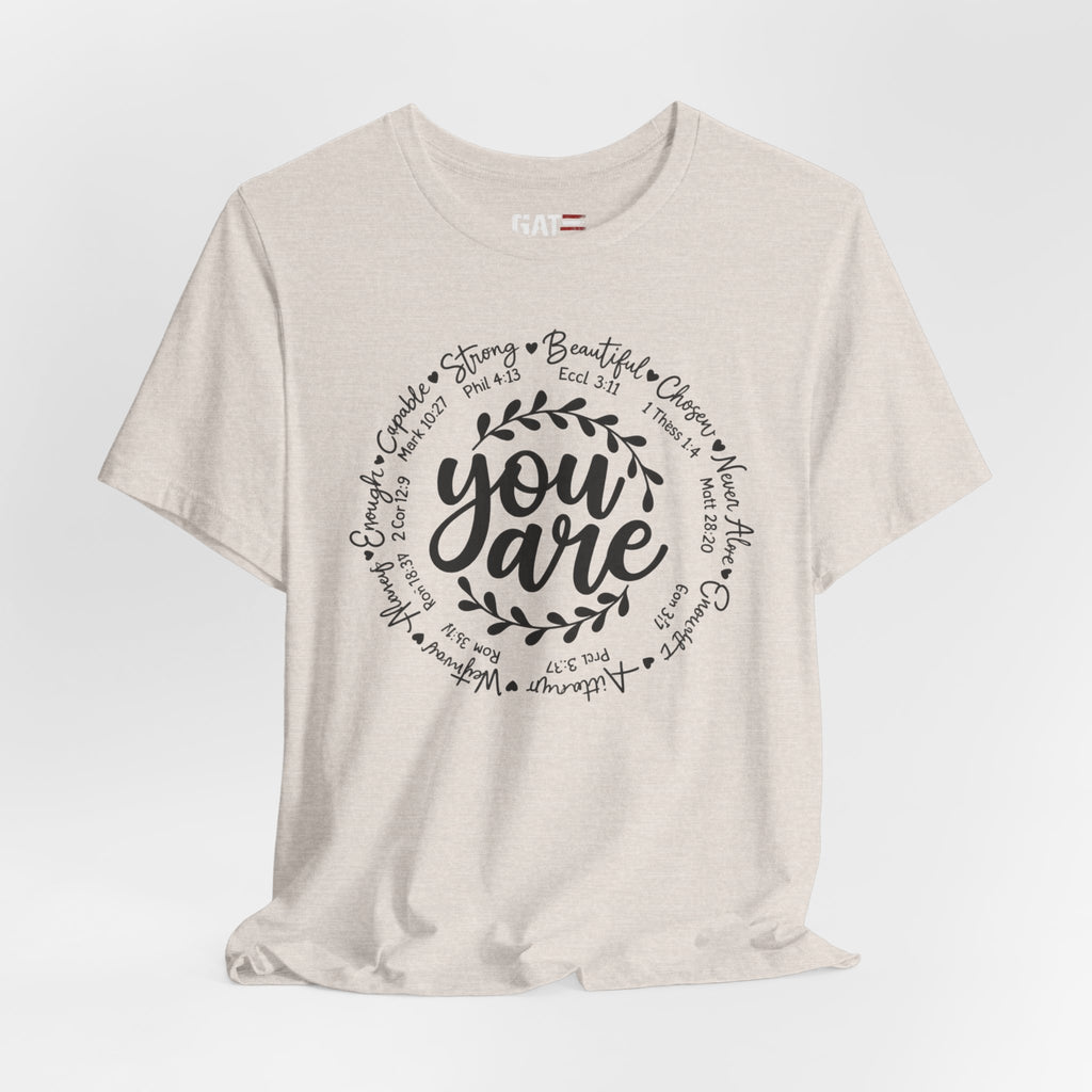 You Are Inspirational Tee — Positive Affirmation Graphic T-Shirt