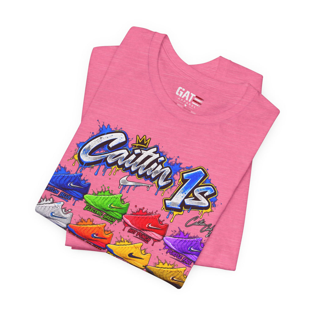 Caitlin Clark Caitlin 1s Sneaker Shirt | Indiana Fever Tee