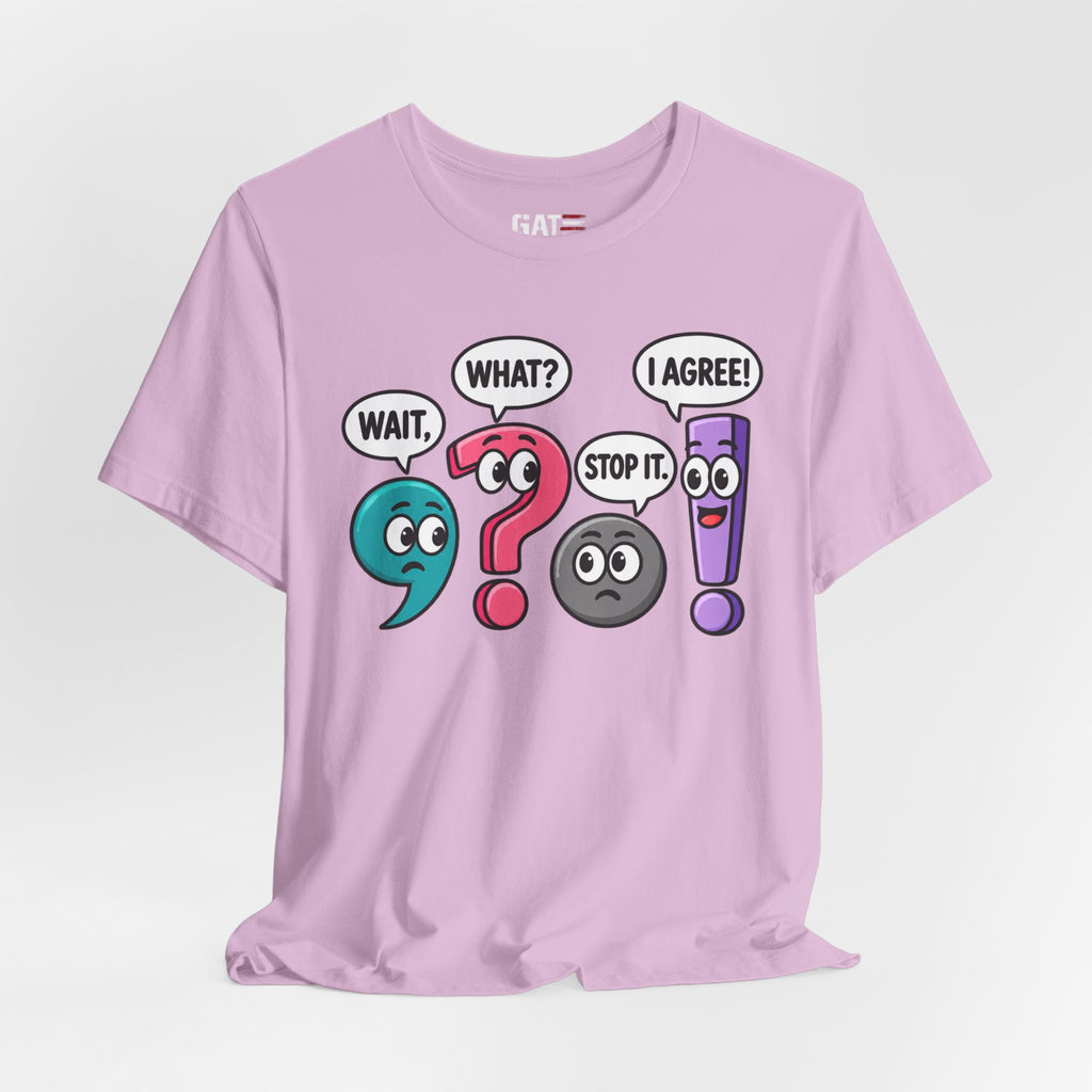 Punctuation Teacher Shirt | Funny Grammar Classroom Tee