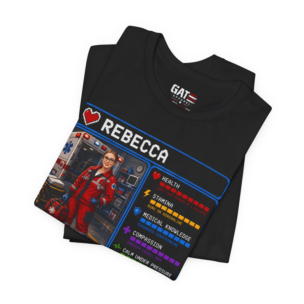 Custom Paramedic RPG Character Shirt | Personalized EMT Gift