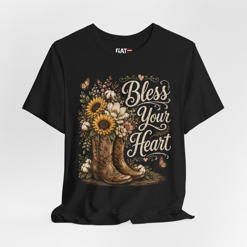Funny Southern Shirt, Bless Your Heart Tee, Southern Humor Graphic Tee, Magnolia Floral Shirt, Country Girl Gift, Farmhouse Style Tee