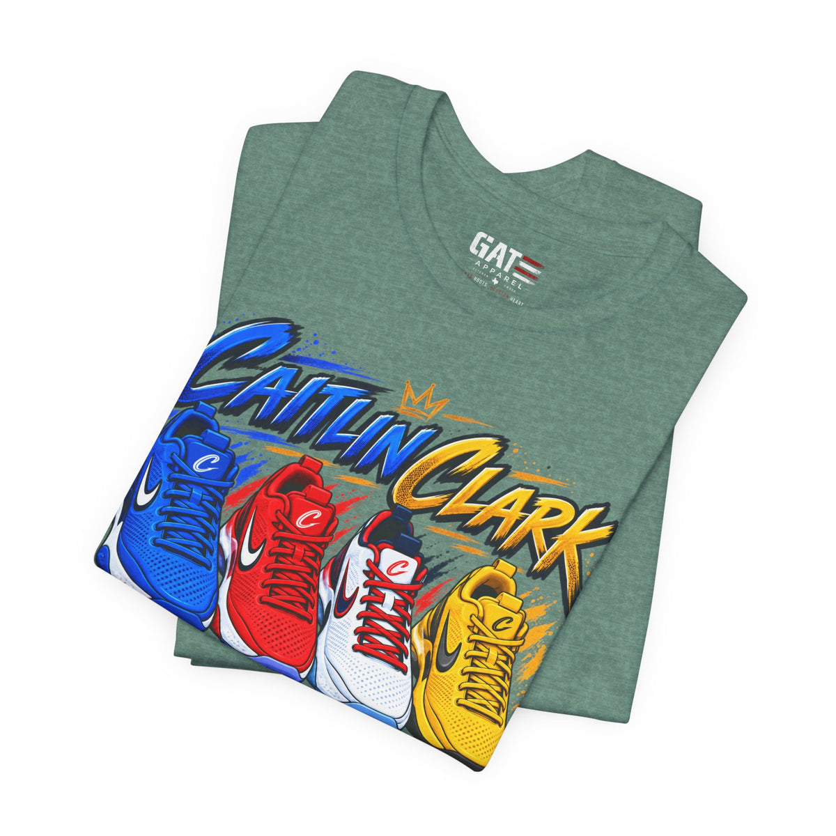 Caitlin Clark Built Different Sneaker Shirt | Indiana Fever Tee