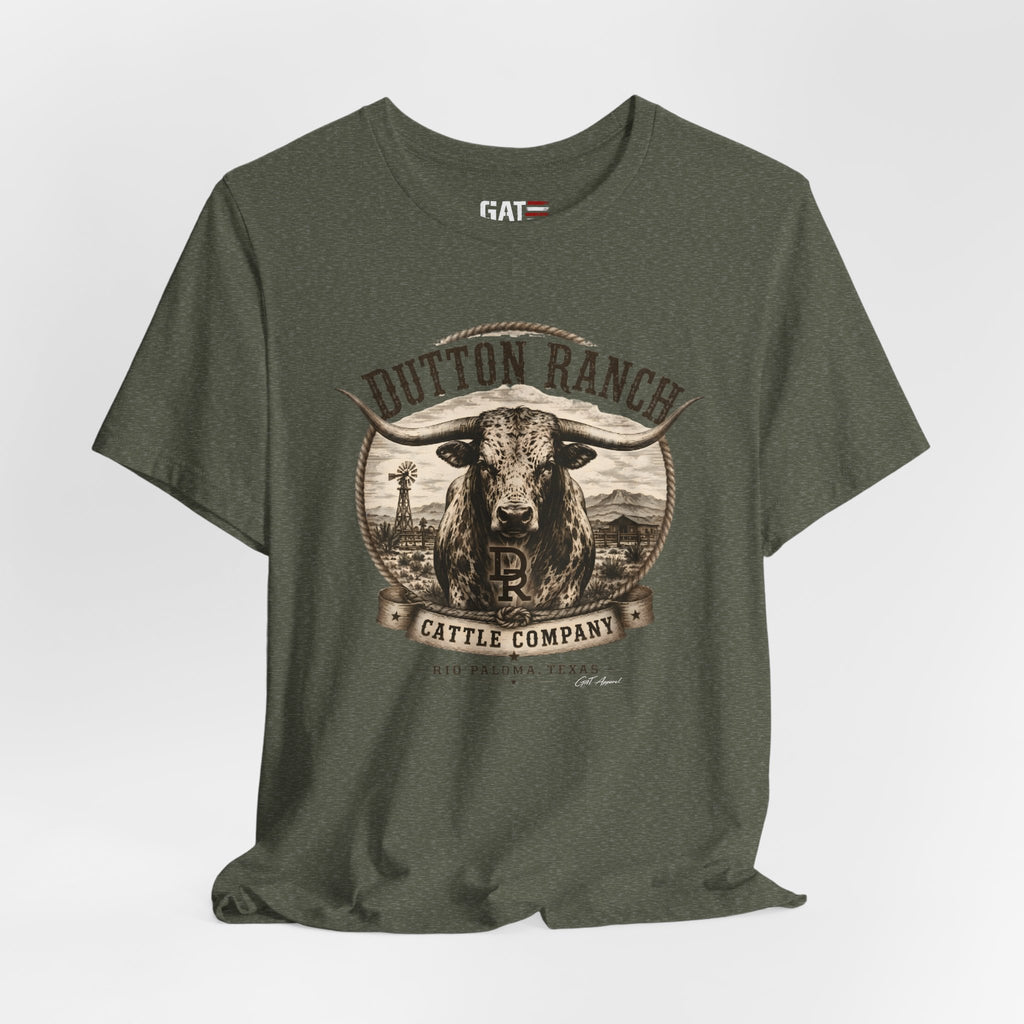 Dutton Ranch Cattle Company Shirt | Yellowstone Inspired Longhorn Tee