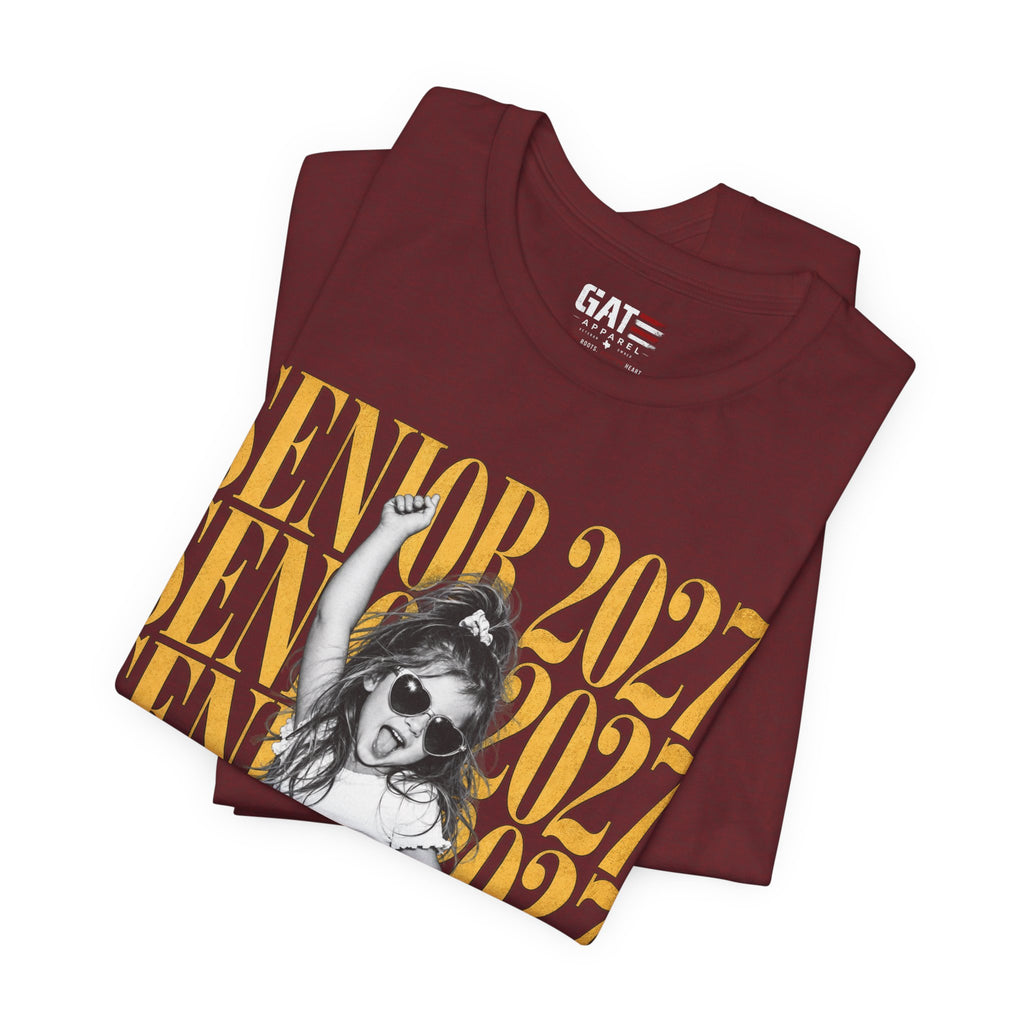 Personalized Senior 2027 Photo Shirt | Graduation Tee