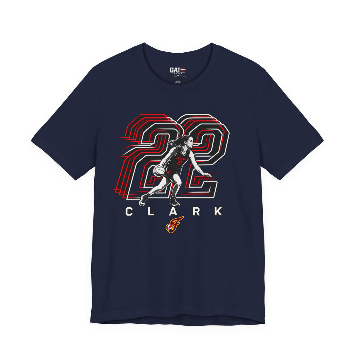 Caitlin Clark #22 Basketball Shirt | Indiana Fever WNBA Tee