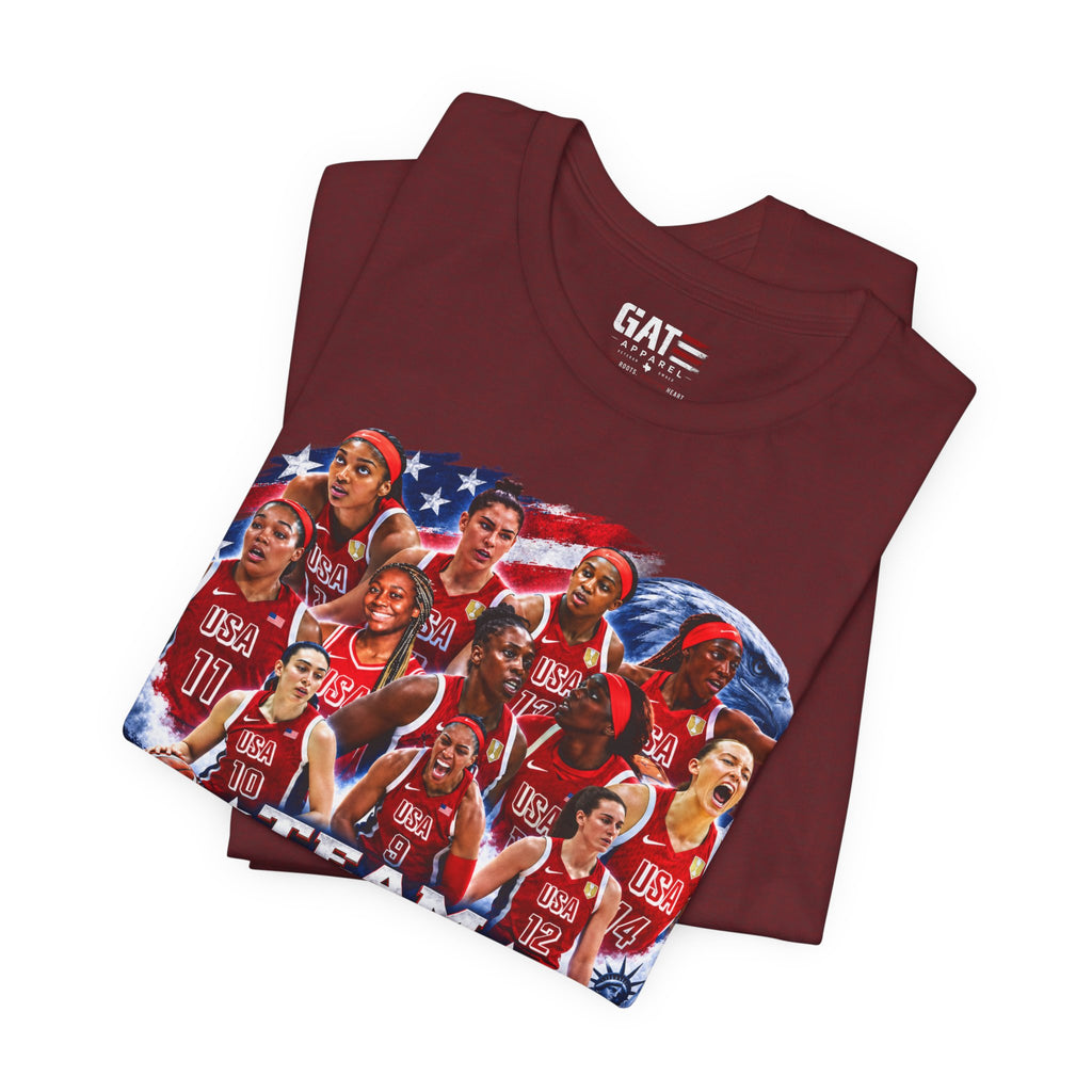 Team USA Women's Basketball Shirt | FIBA Tee 2026 Design 3