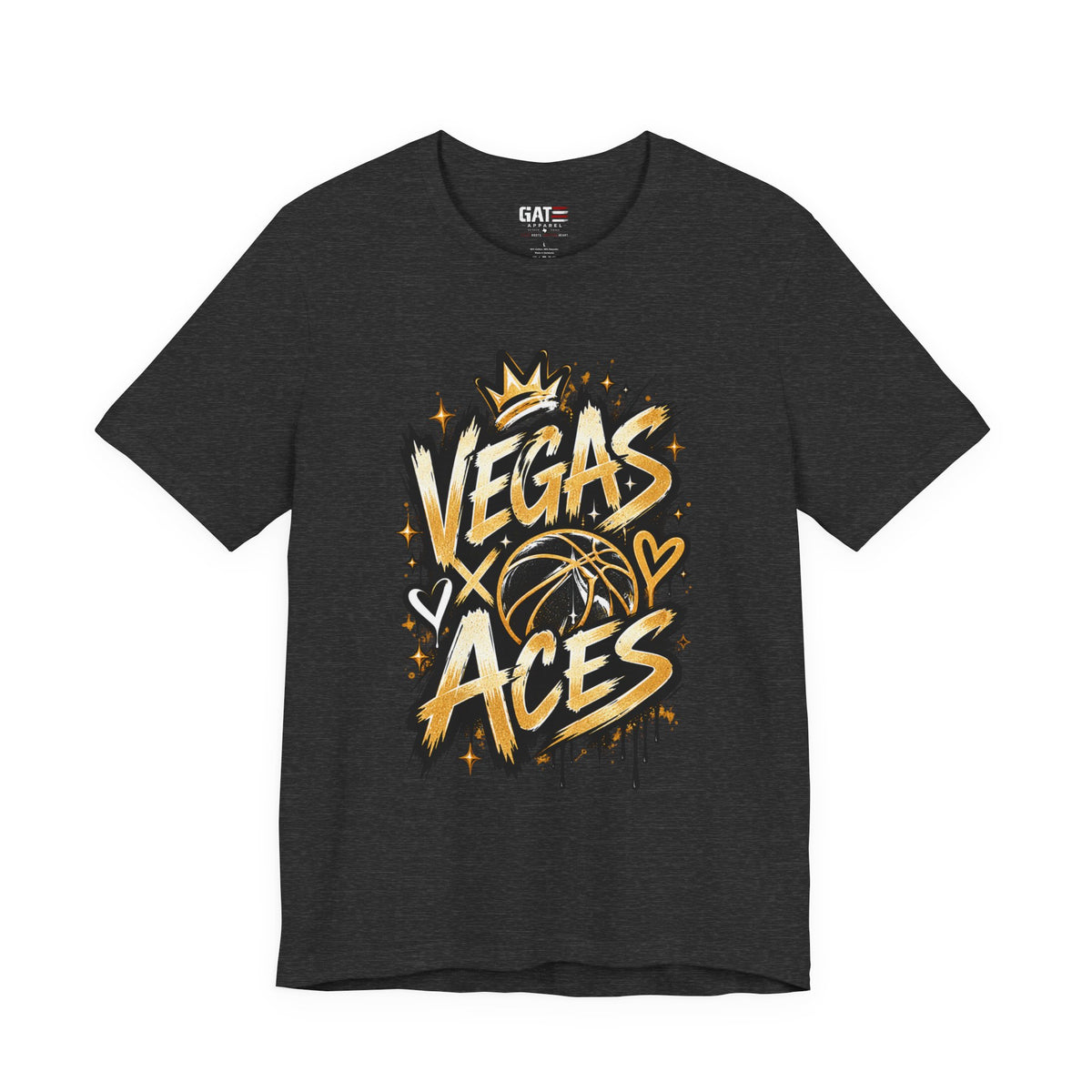 Las Vegas Aces Basketball Shirt – Retro Graffiti WNBA Tee product mockup 6
