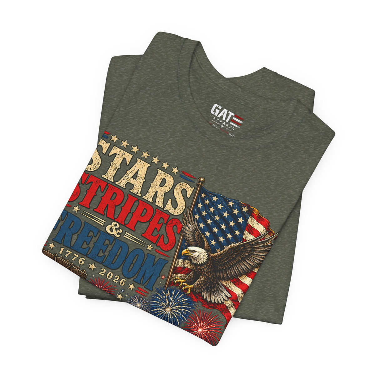 Stars Stripes & Freedom Shirt | Patriotic American Tee