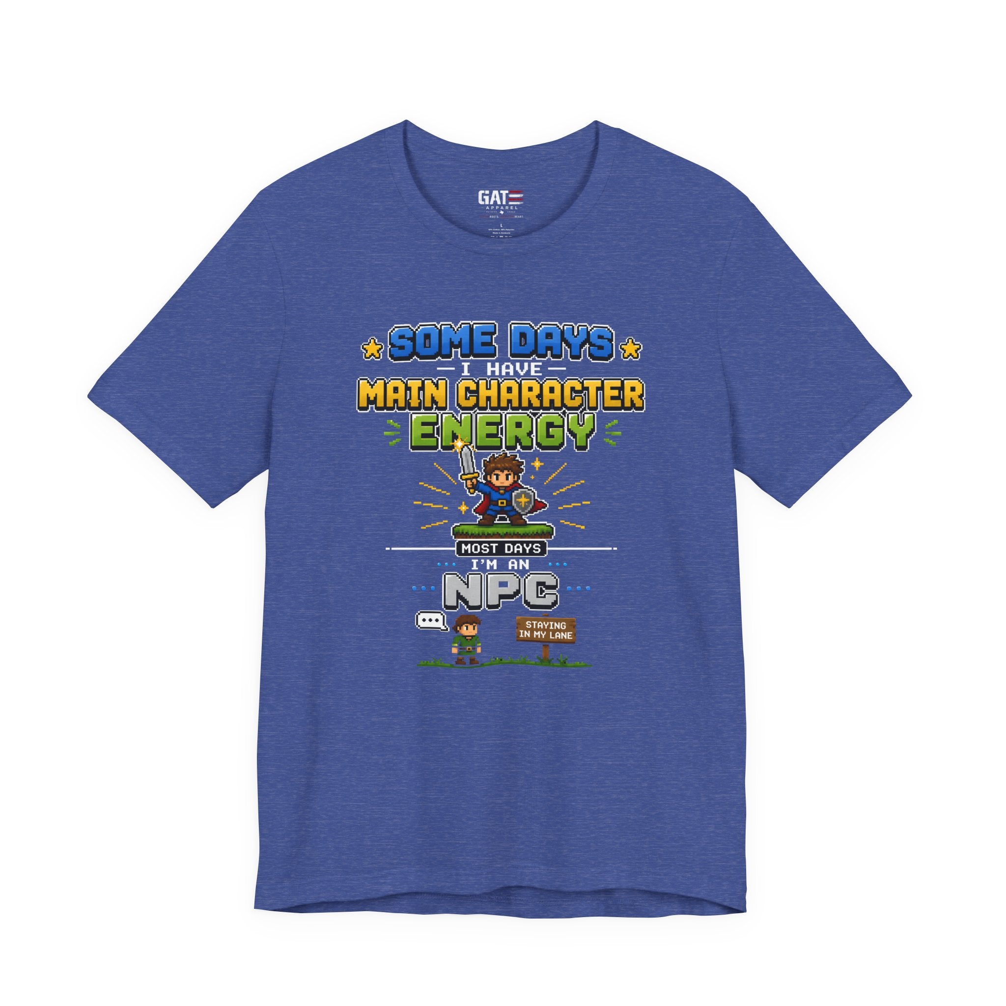 Main Character Energy Shirt | Retro Gaming Tee