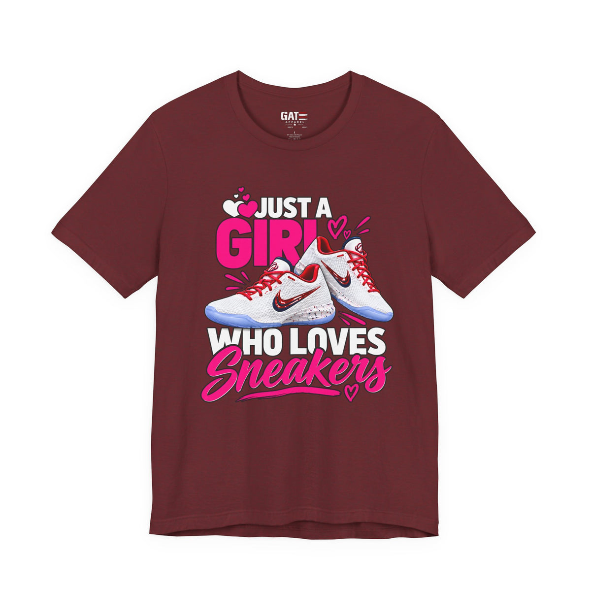 Caitlin Clark Caitlin 1s Just a Girl Sneaker Shirt | Style 4