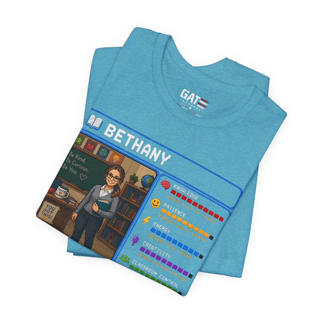 Custom Teacher RPG Character Shirt | Personalized Teacher Gift