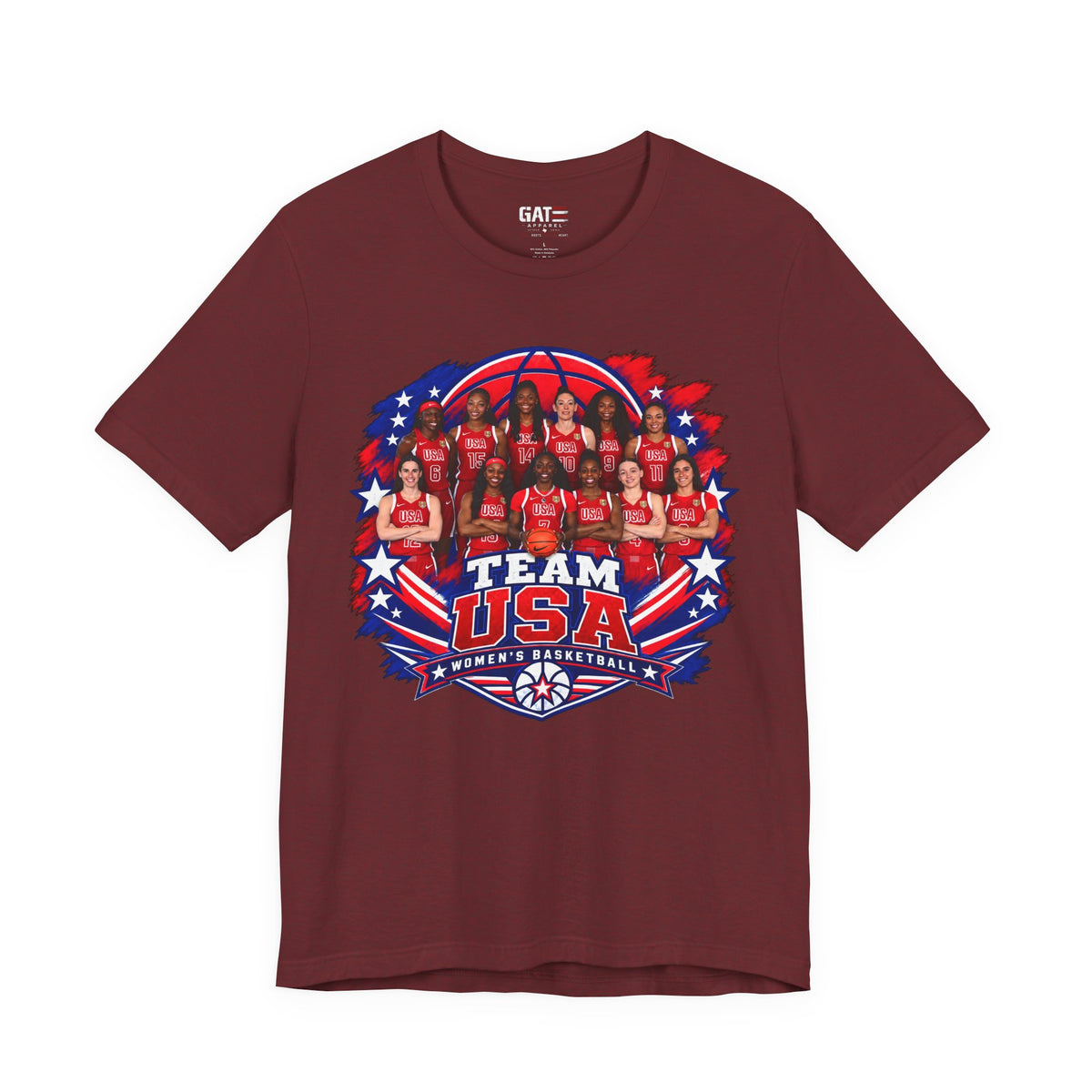 Team USA Women's Basketball Shirt | FIBA Tee 2026 Design 2
