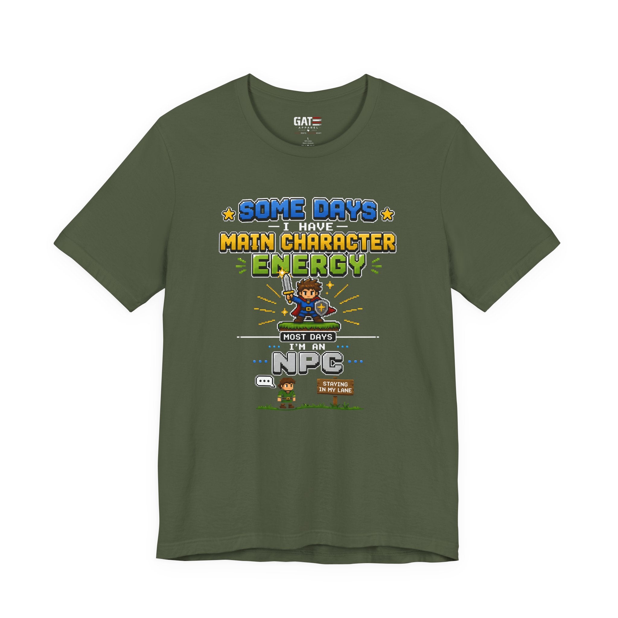Main Character Energy Shirt | Retro Gaming Tee