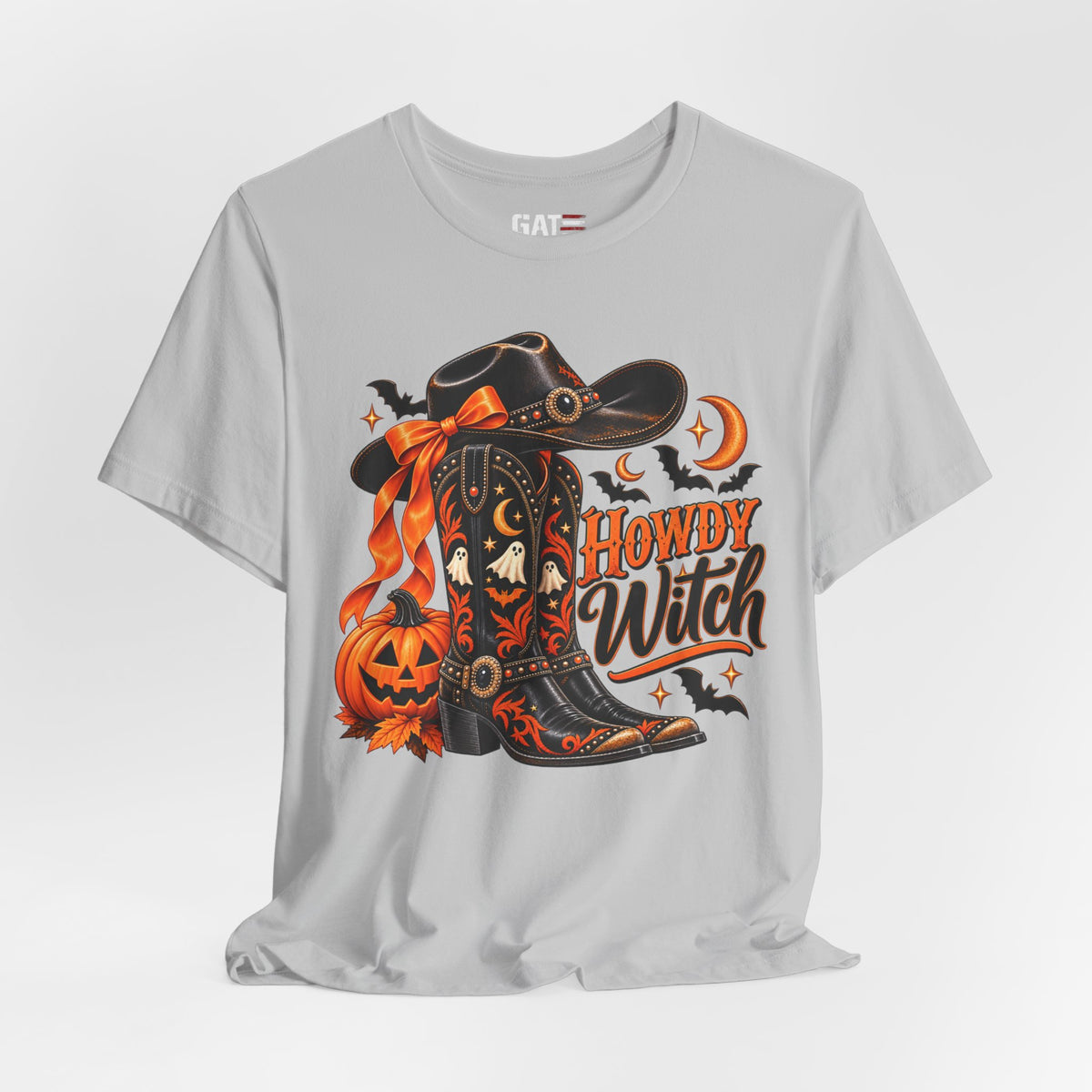 Howdy Witch Halloween Shirt | Western Cowboy Pumpkin Tee