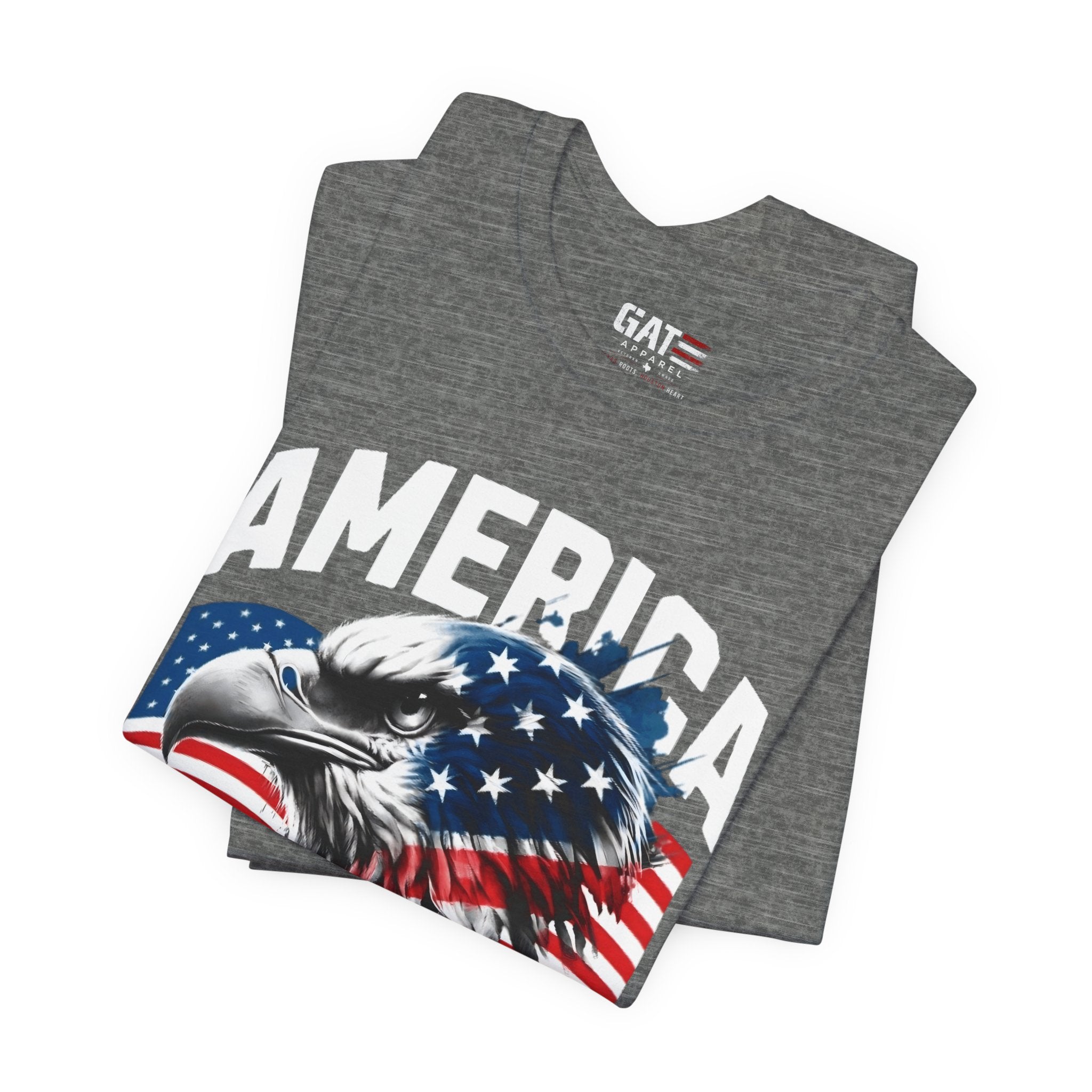America Independence Day Shirt, Patriotic Eagle Flag Tee, 4th of July Shirt, USA Freedom Graphic T Shirt, American Pride Gift