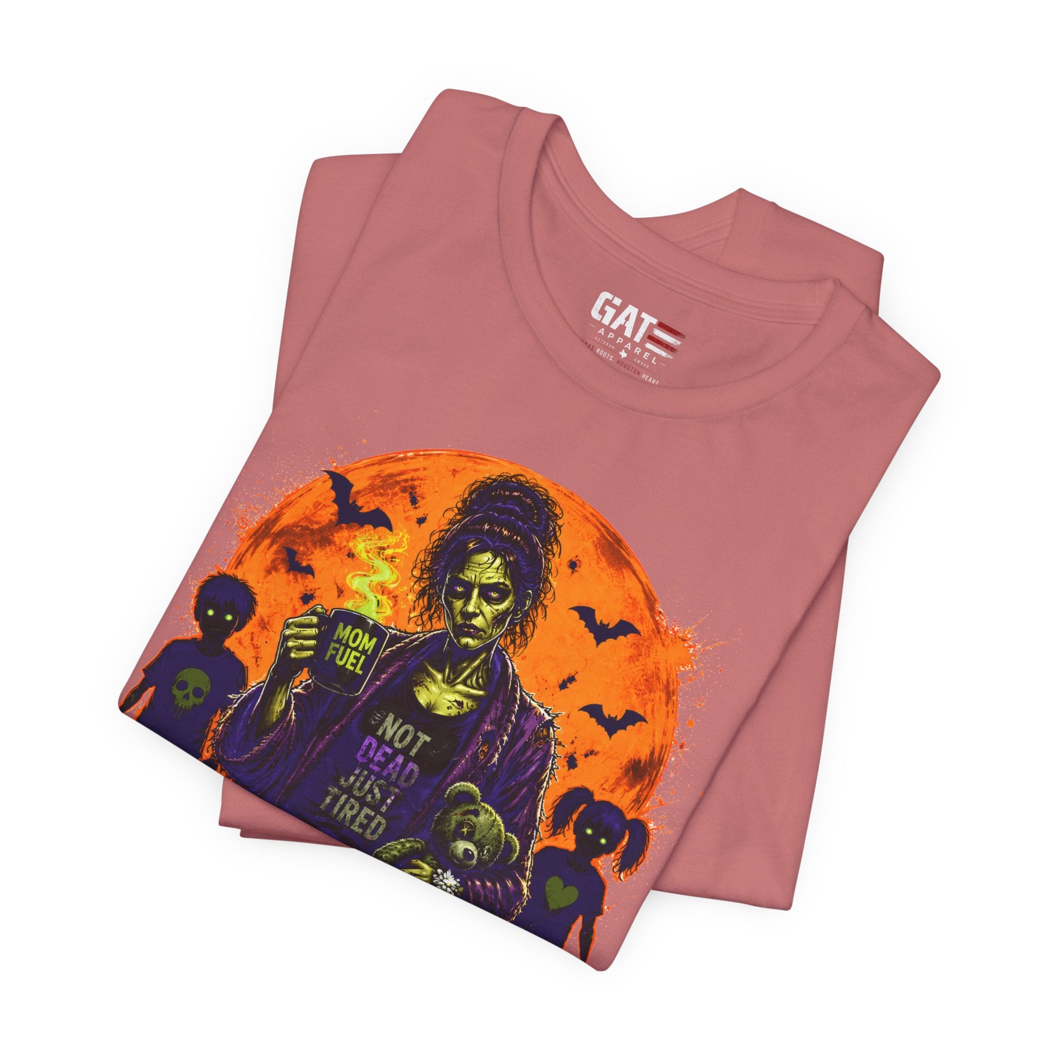 Mombie Halloween T-Shirt — 'Not Dead Just Tired' Mom Zombie Tee