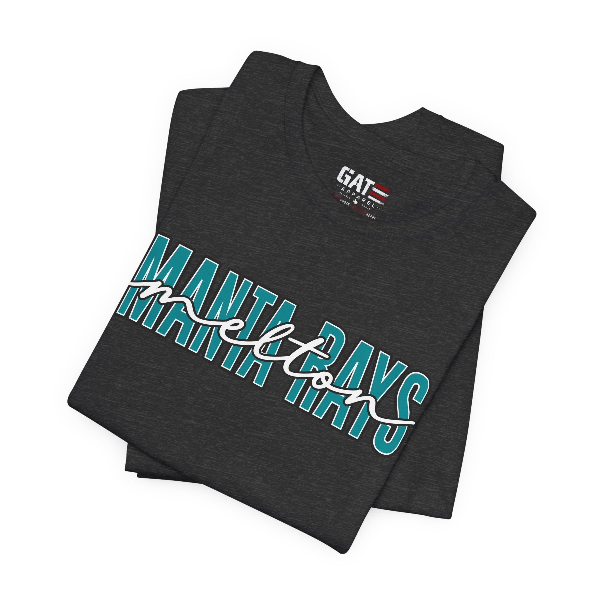 Melton Elementary Script Tee Teal