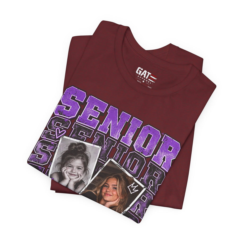 Senior 2027 Then & Now Yearbook Photo Shirt