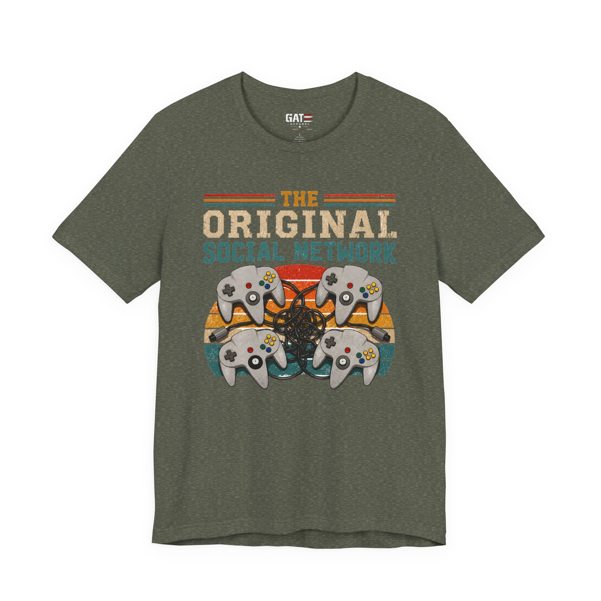 Original Social Network Shirt, Retro Gamer Shirt, N64 Inspired Gaming Tee, 90s Gamer Gift, Vintage Video Game Shirt